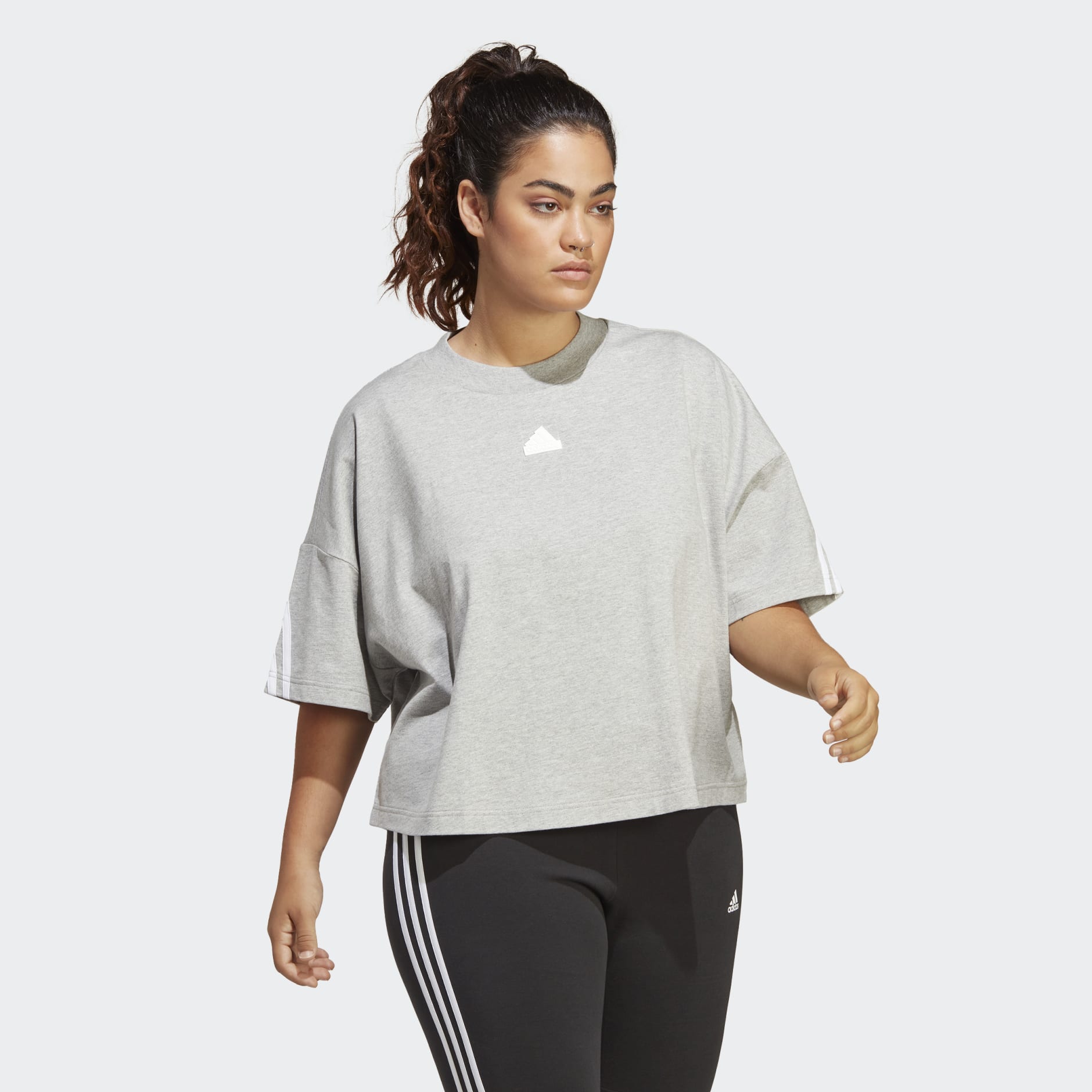 Future Icons 3-Stripes Tee (Plus Size)