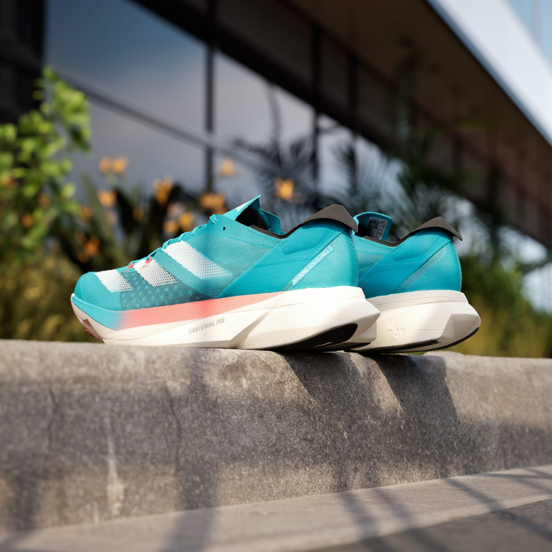 Shoes - ADIZERO ADIOS PRO 3 Shoes - Turquoise | adidas South Africa