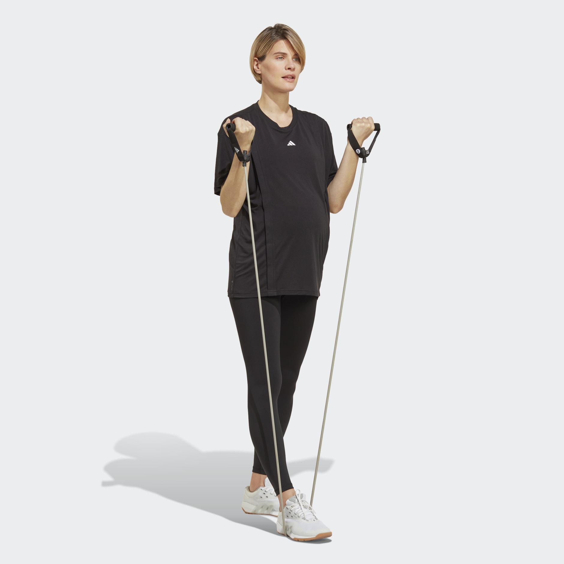 Clothing - AEROREADY Train Essentials Nursing Tee (Maternity) - Black ...