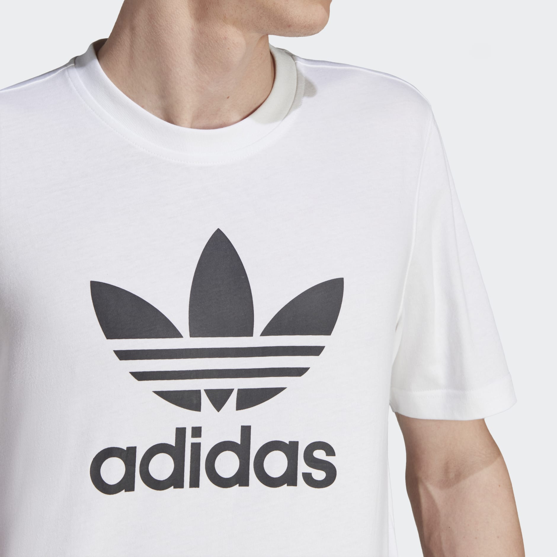 Men s Clothing Adicolor Classics Trefoil Tee White adidas Oman