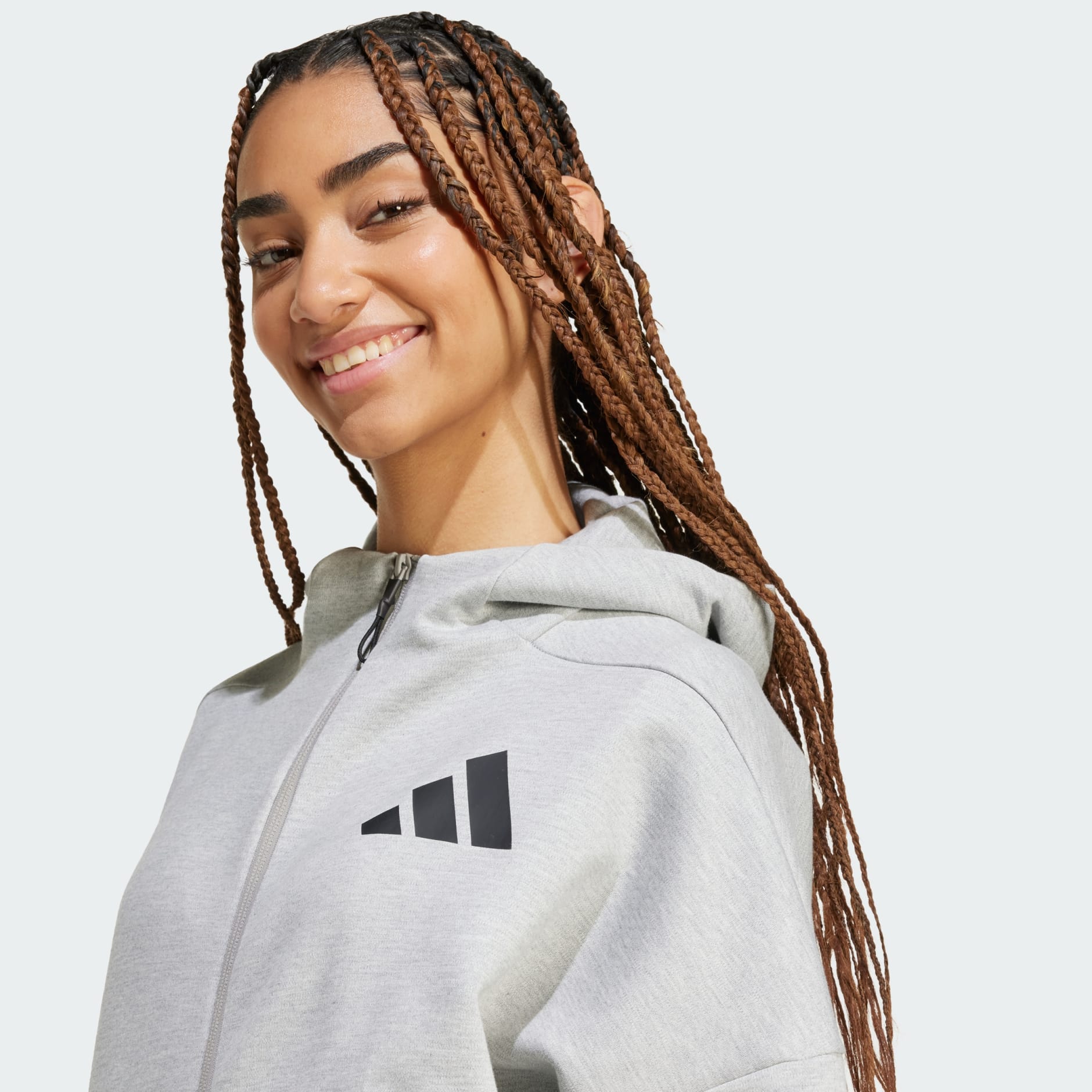 Adidas modern zip hoodie online