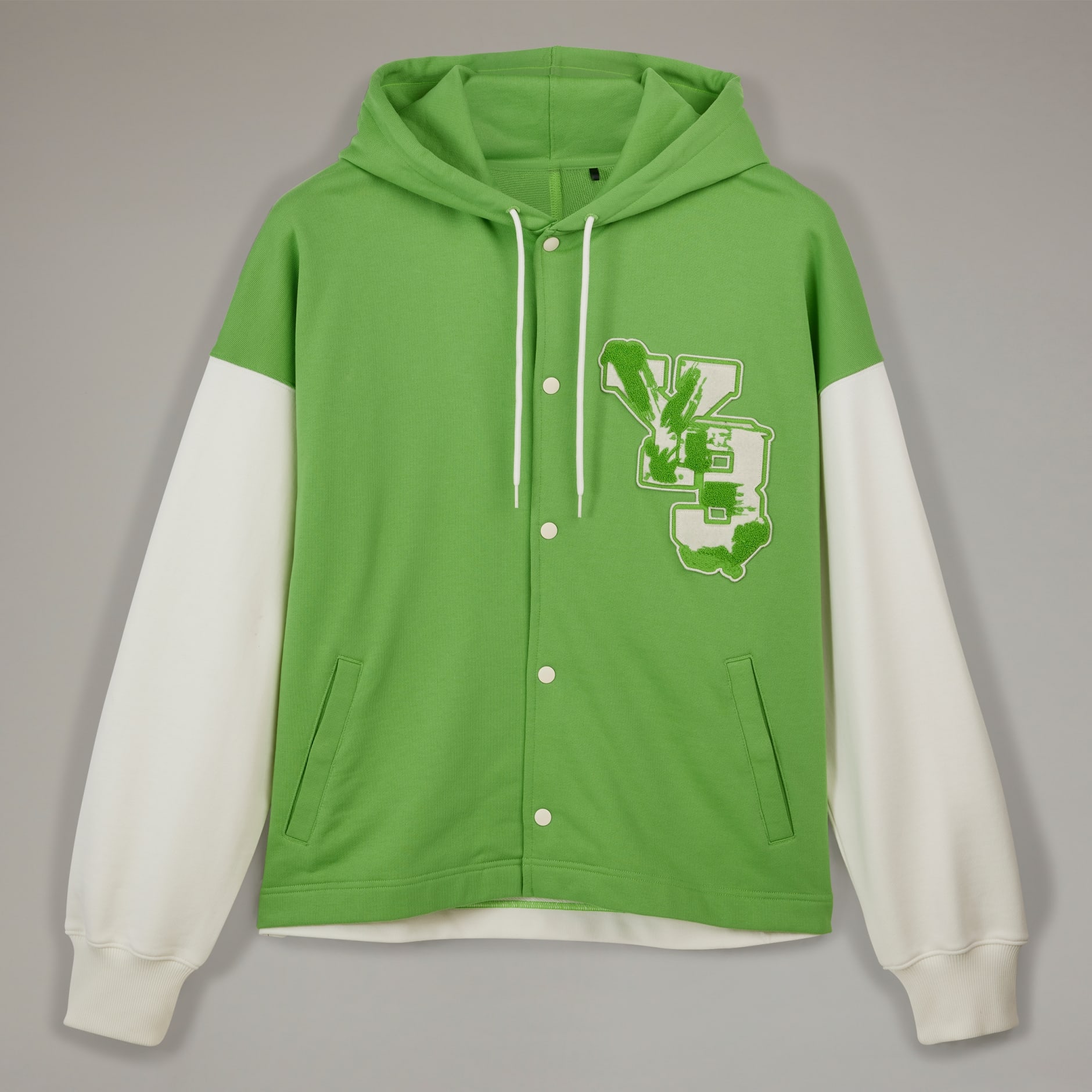 adidas Y-3 Graphic French Terry Hoodie - Green