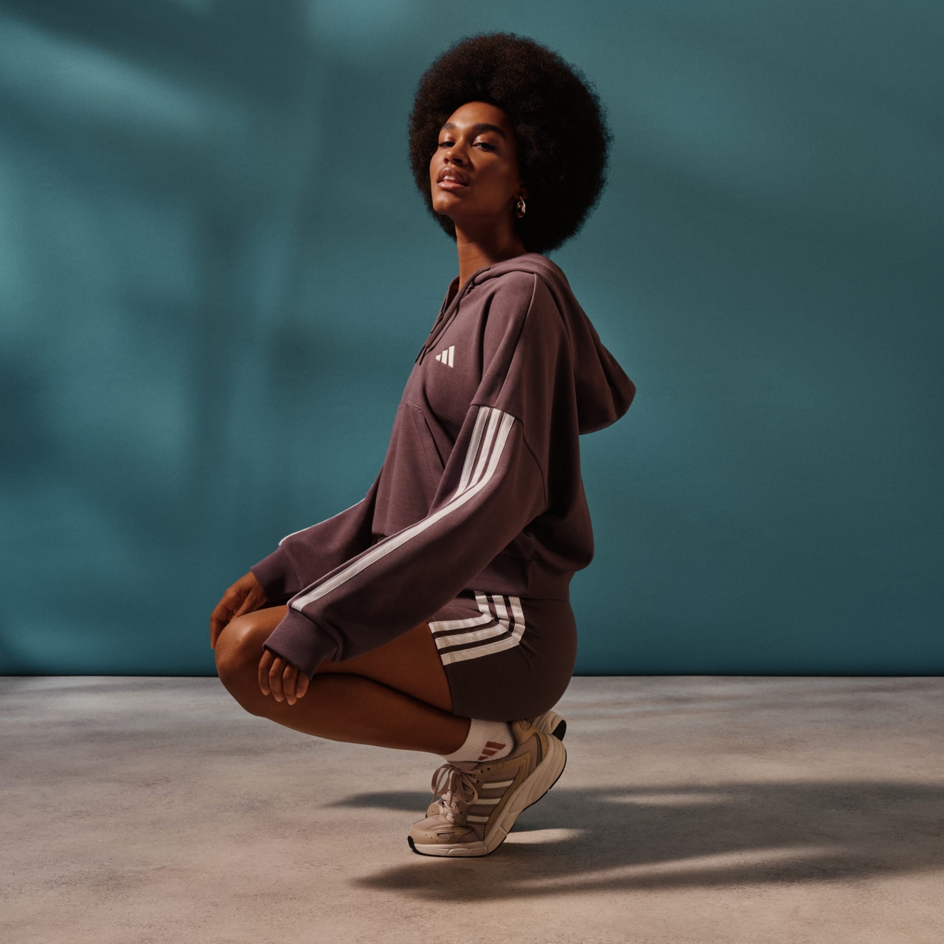 CLOTHING - Essentials 3-Stripes High Waisted Biker Shorts CLOTHING - Essentials 3-Stripes High Waisted Biker Shorts