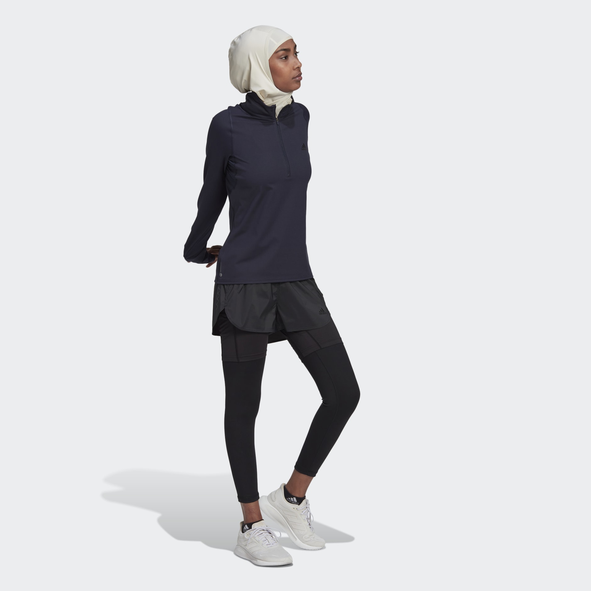 Run Fast Half-Zip Long Sleeve Sweatshirt