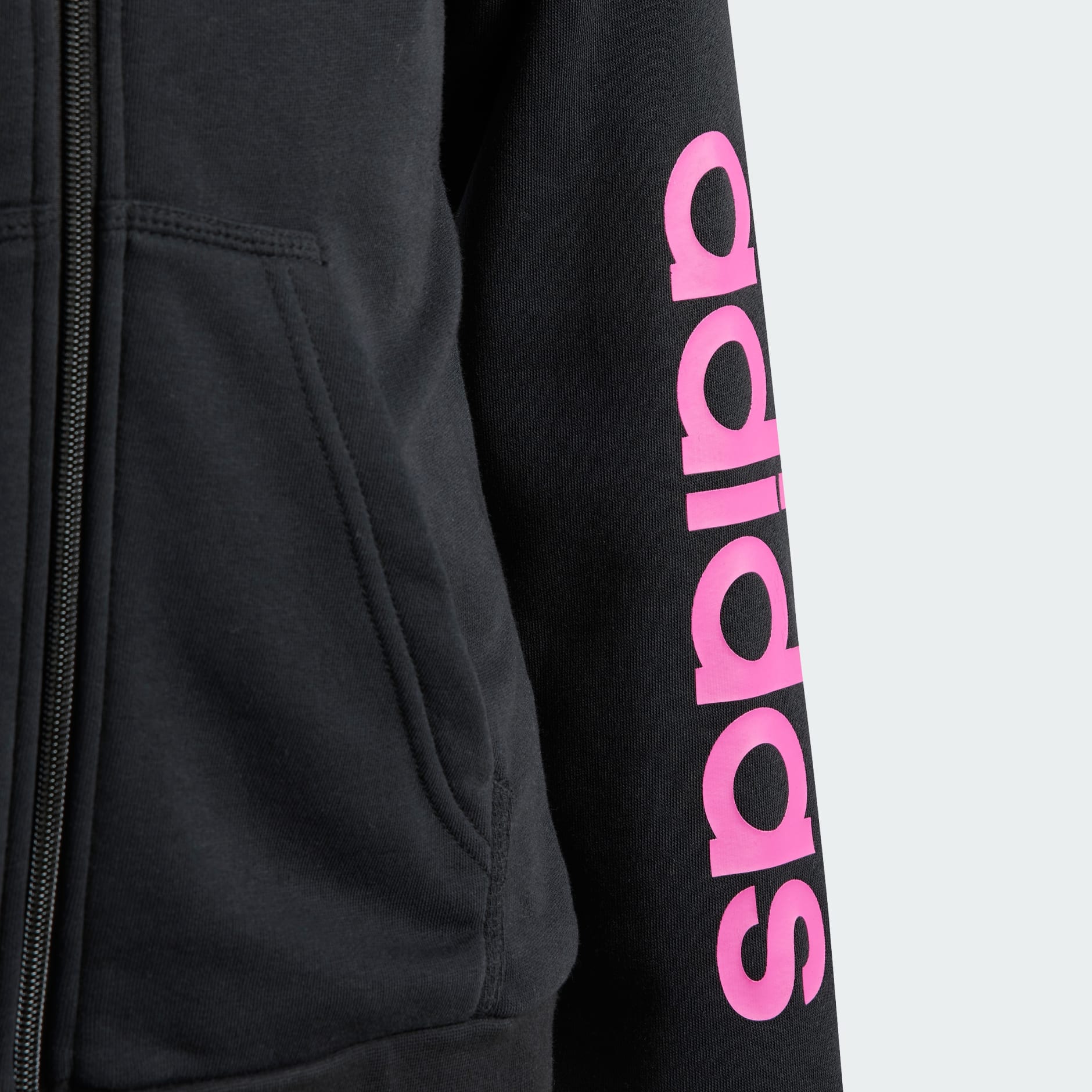 Essentials Linear Logo Full-Zip Hoodie