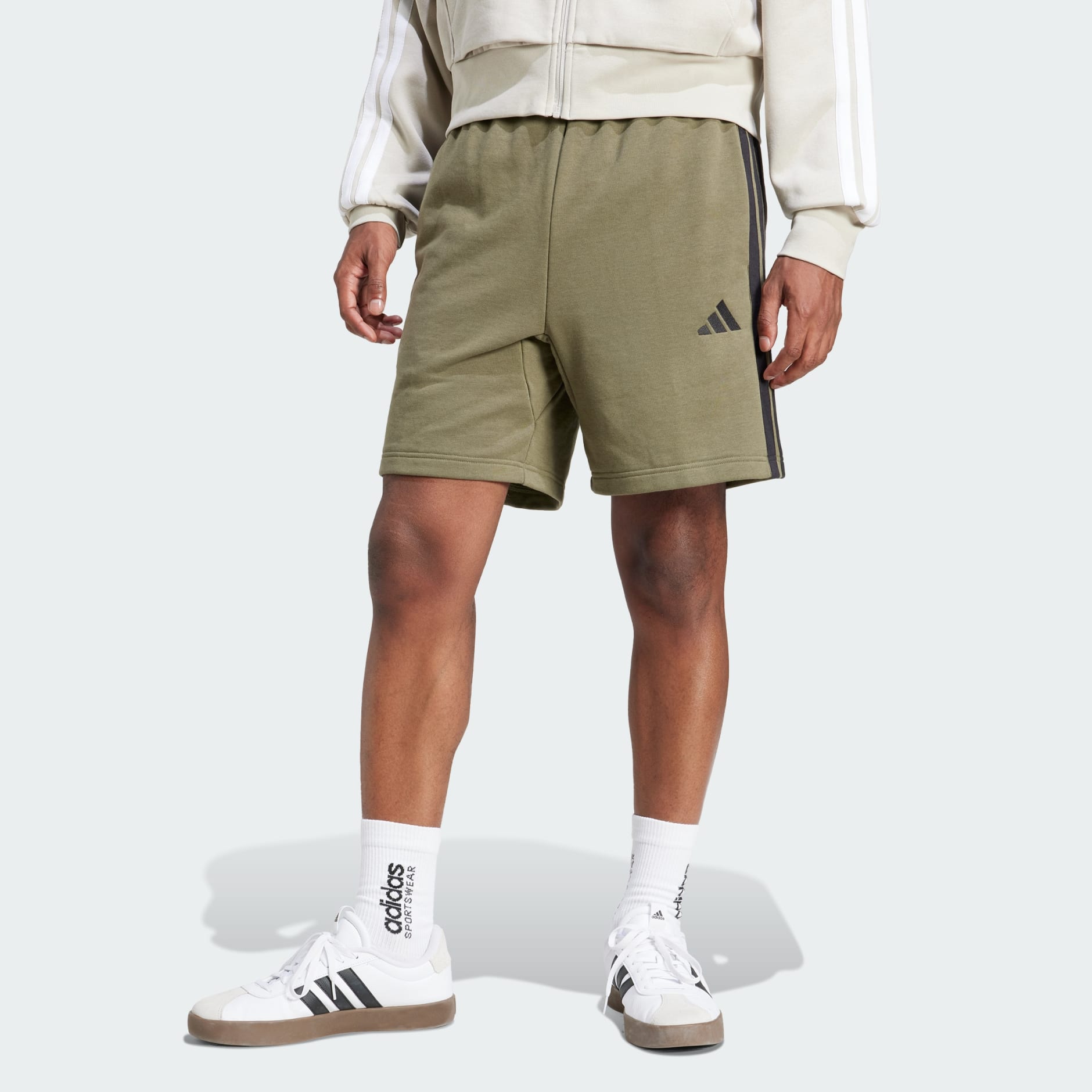 Essential 3-Stripes French Terry Shorts