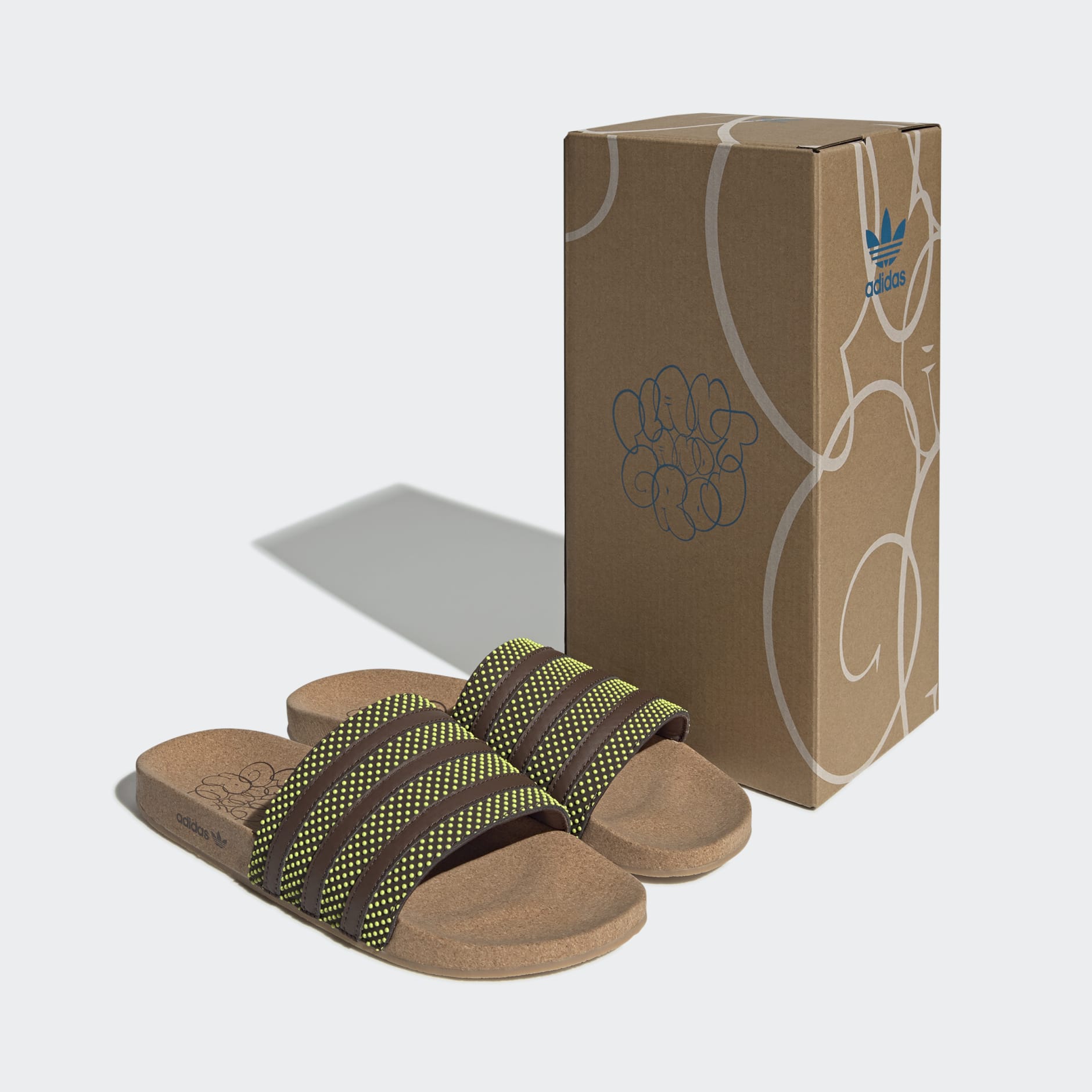 Adilette Plant and Grow Slides