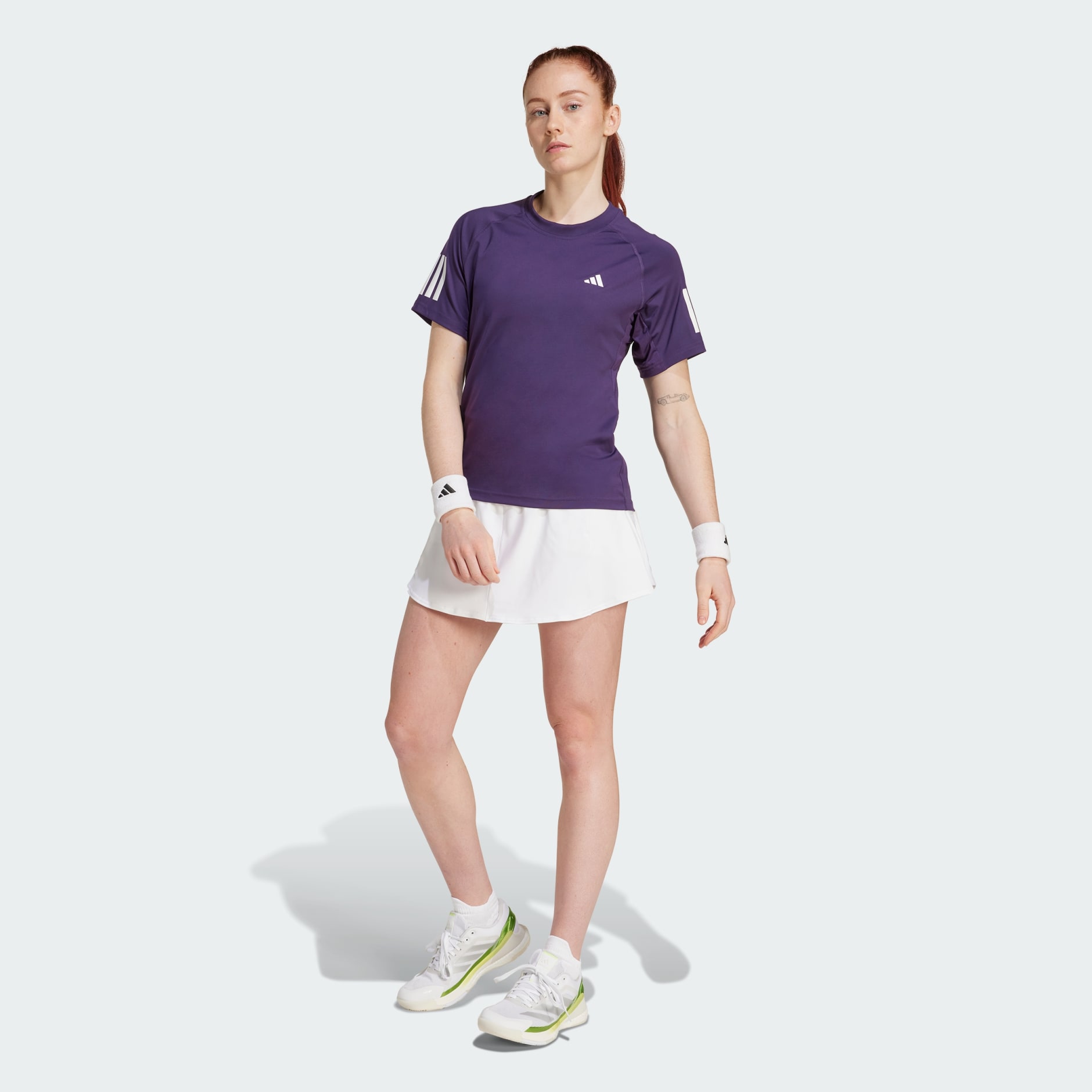 تيشيرت Club 3-Stripes Tennis Climacool