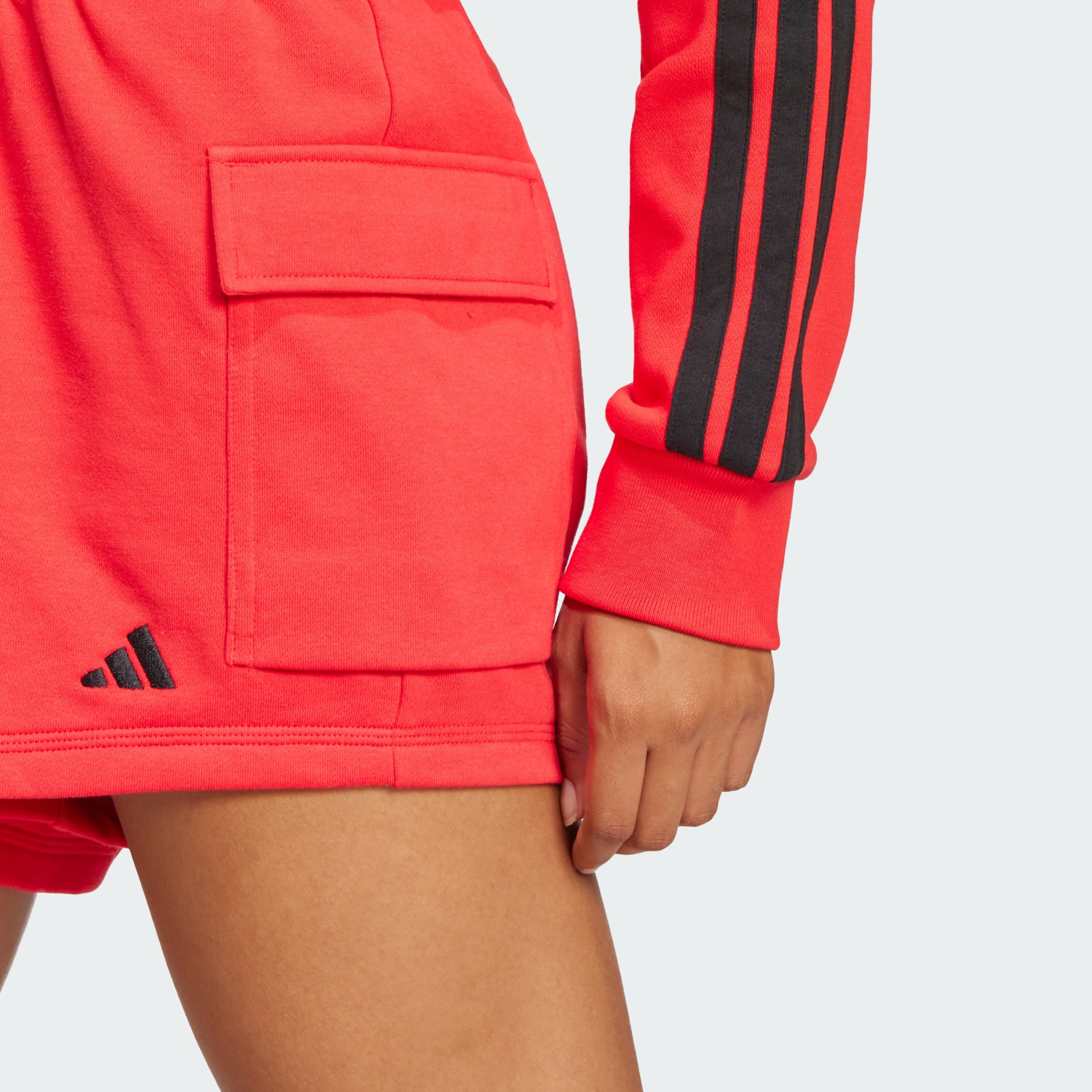 Essentials Small Logo French Terry Cargo Shorts