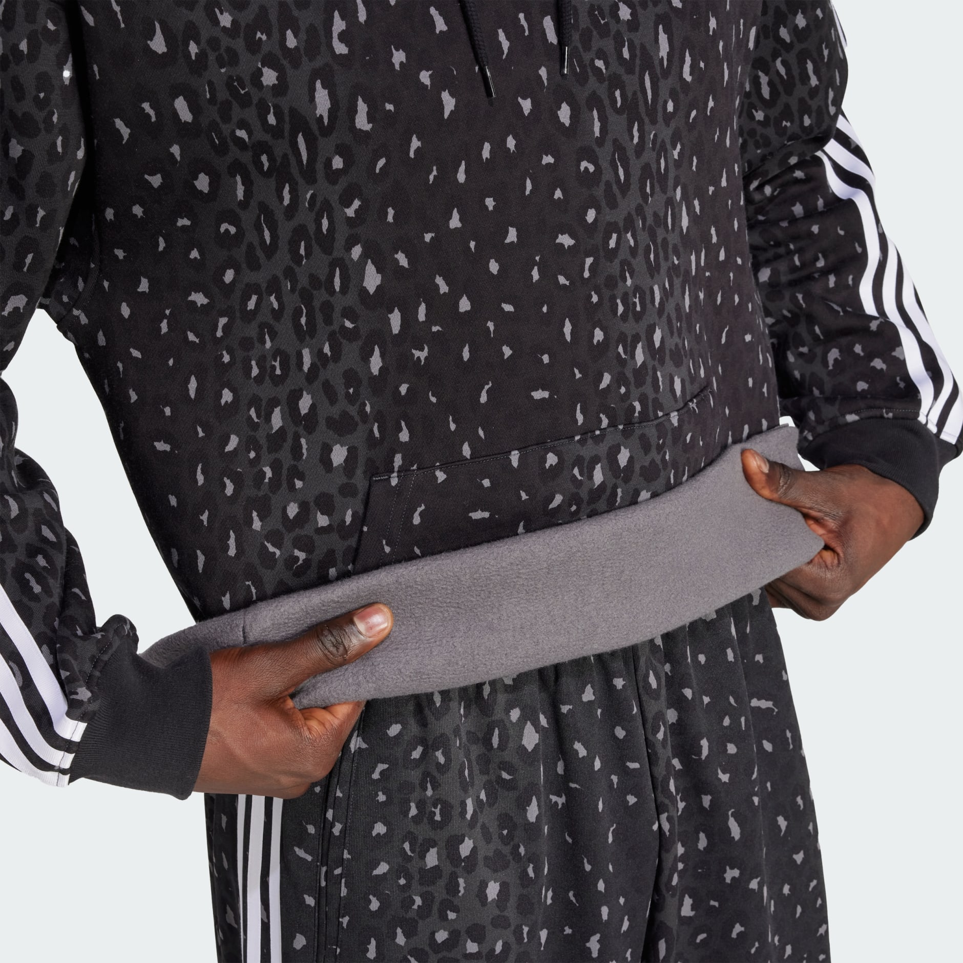 Hanorac lejer cu imprimeu integral Leo