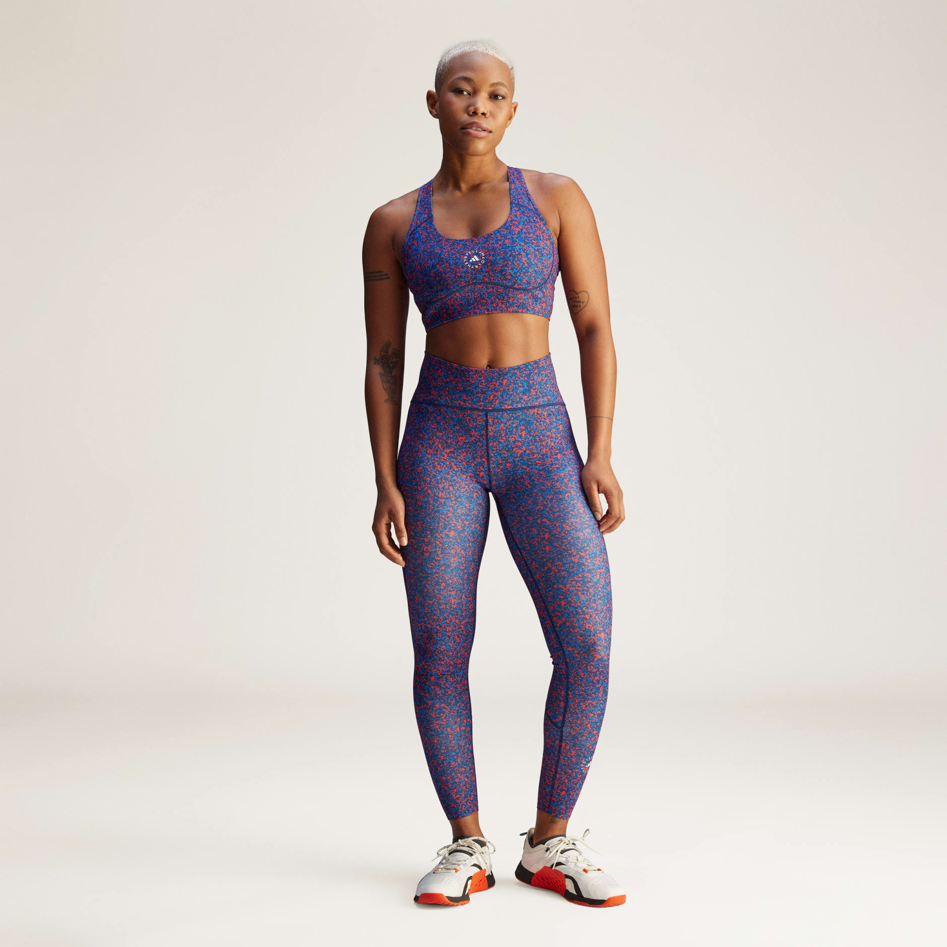 アディダス×ステラOptime Printed Training Leggings☆選択2色 CLOTHING - adidas by Stella McCartney TruePurpose Optime