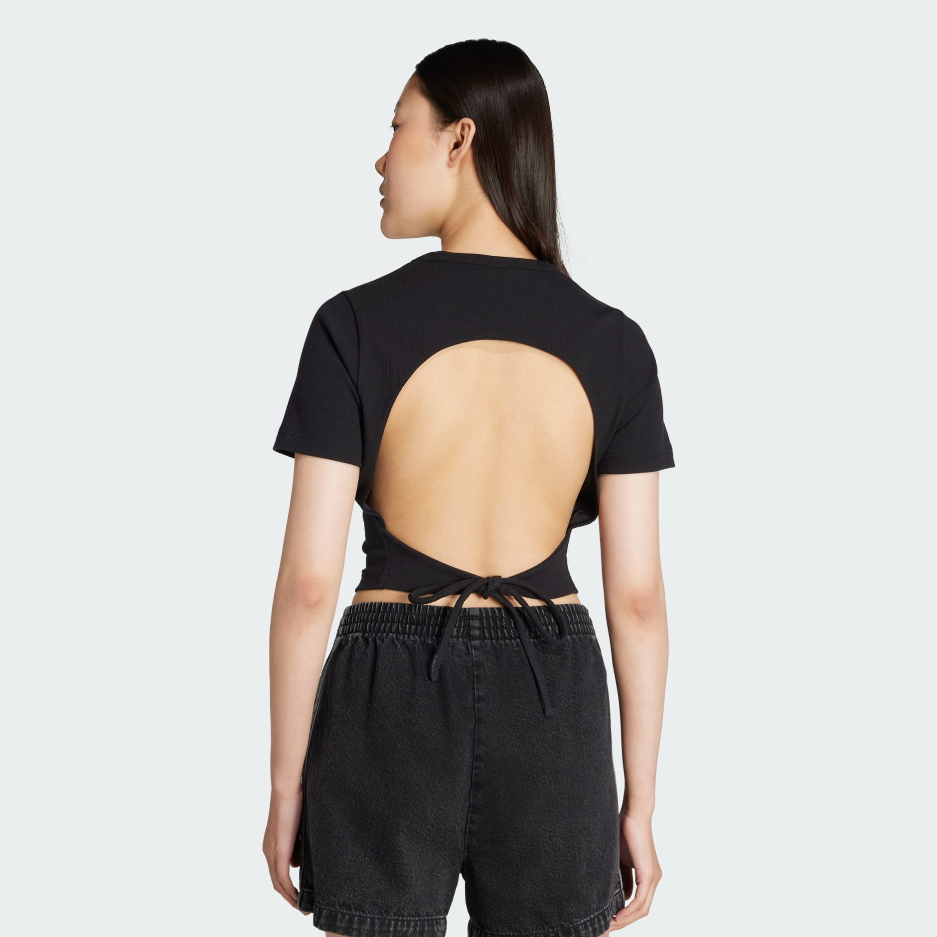 adidas Originals Campus 2000 Back Cut Out Rib Tee