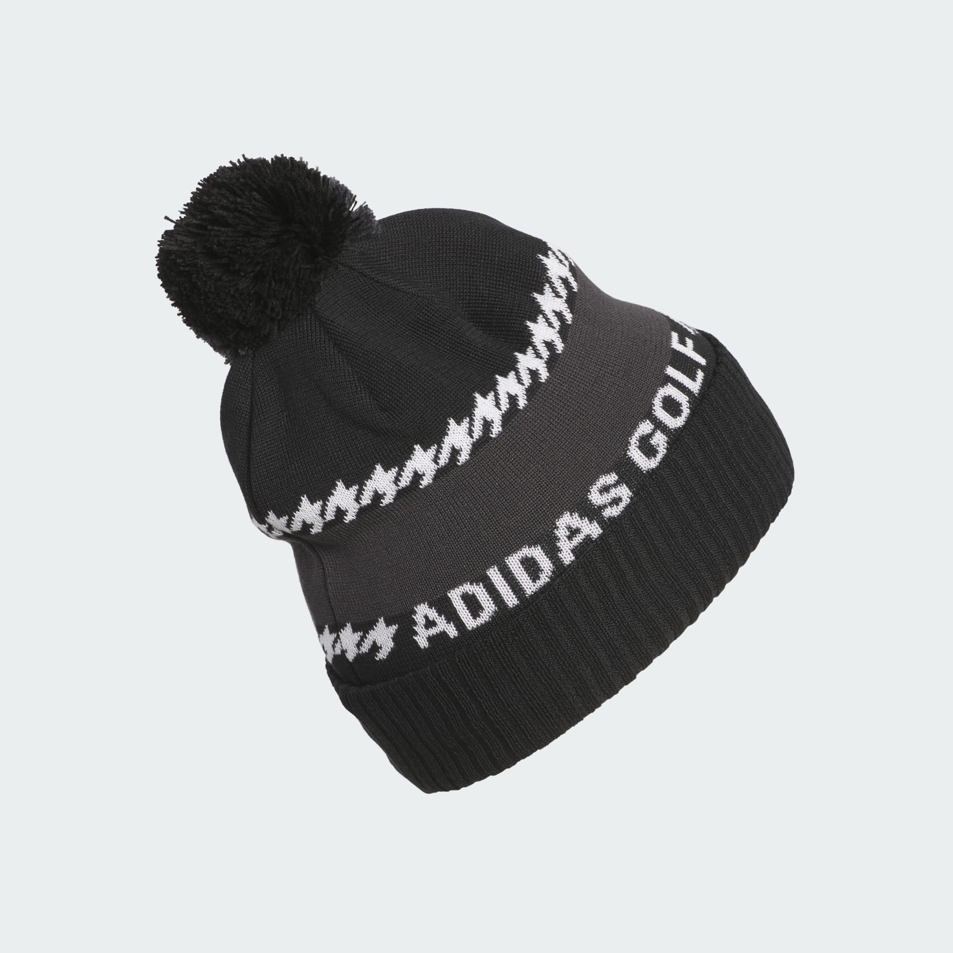 Căciulă beanie COLD.RDY cu pompon și 3 dungi