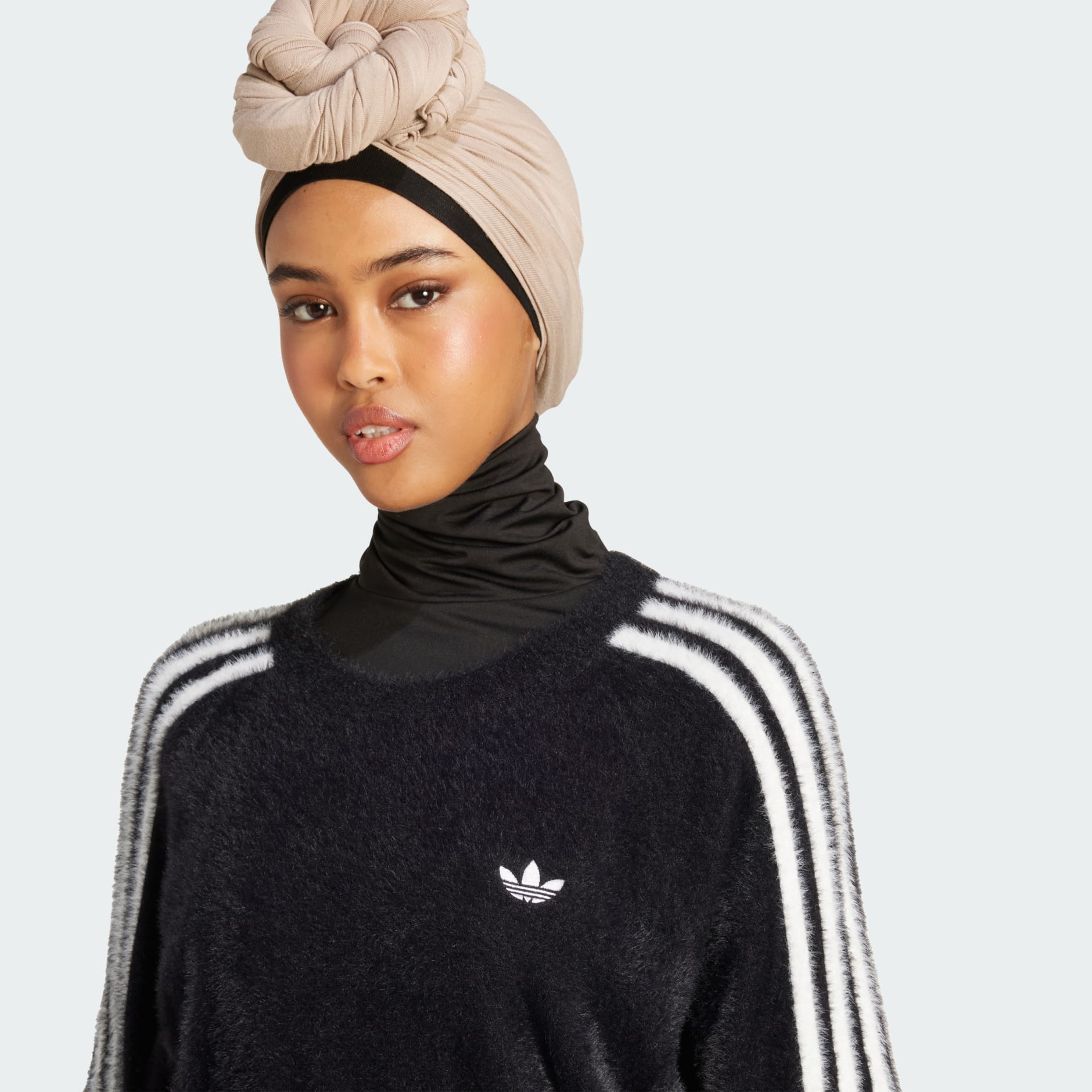 CLOTHING - Adicolor Holiday Knit Sweater - Black | adidas Oman