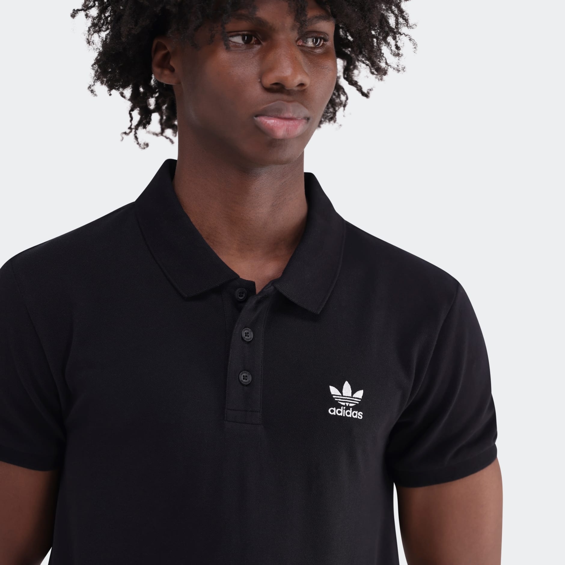 Clothing TREFOIL ESSENTIALS POLO SHIRT Black adidas South Africa