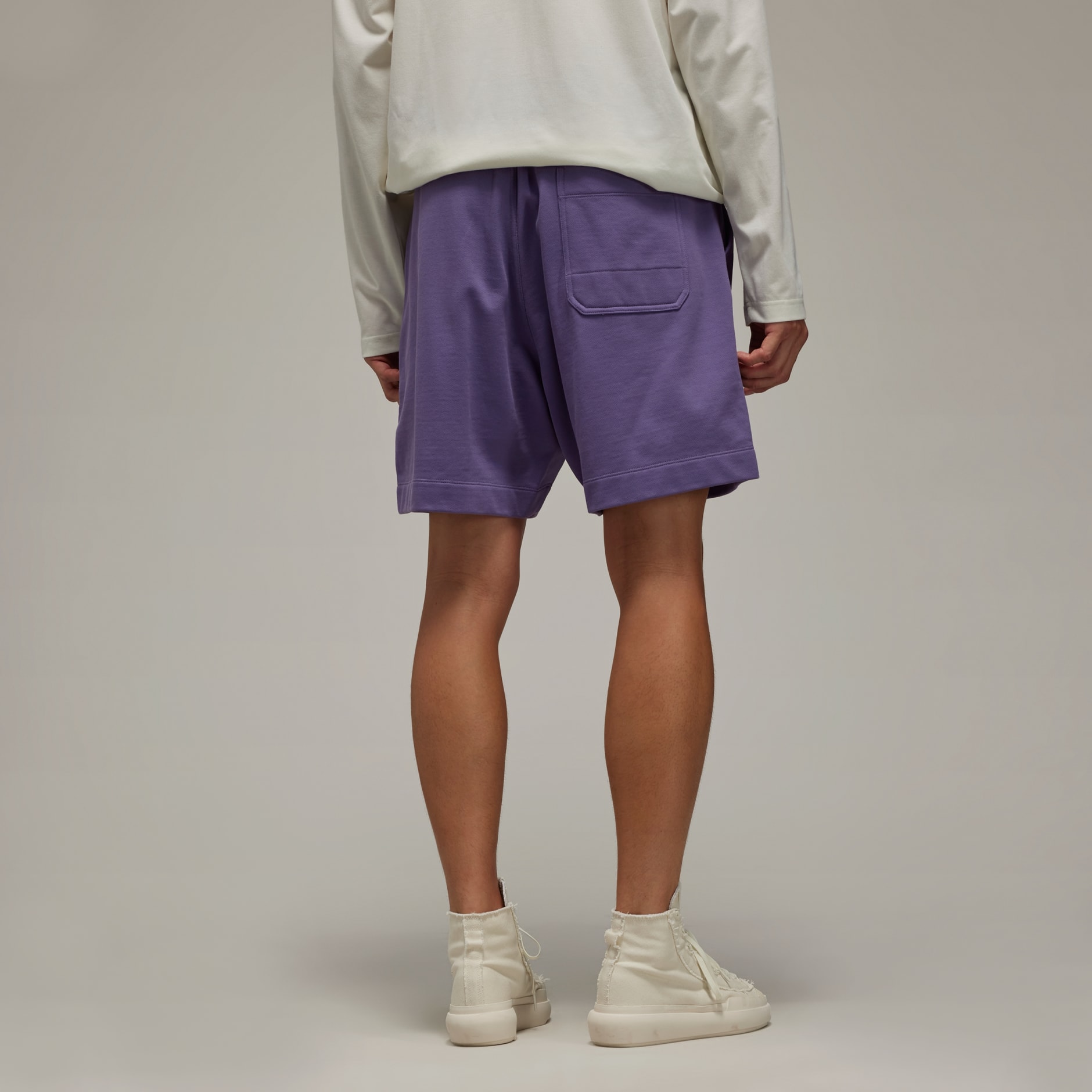 adidas Y-3 Organic Cotton Terry Shorts - Purple | adidas KE