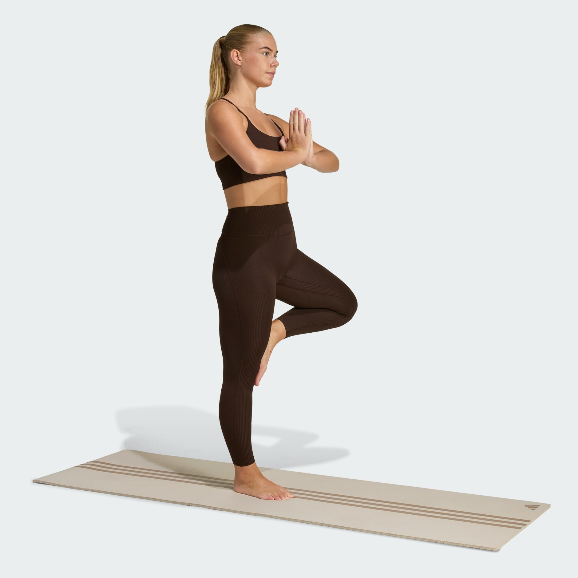 Sutien Sport adidas All Me Light Support Rib, Croială Lungă