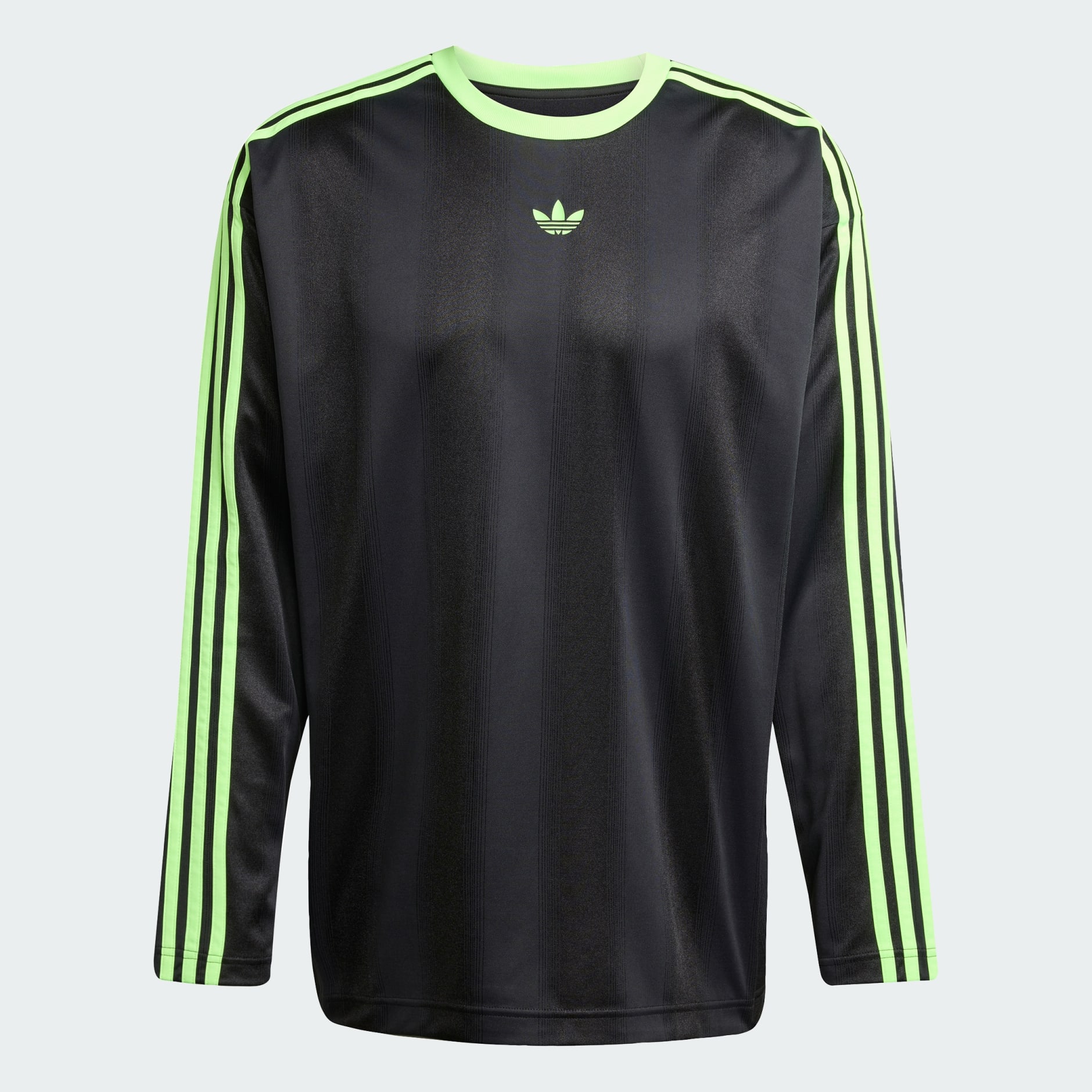 tricou adidas Adicolor din jacard cu m&acirc;necă lungă