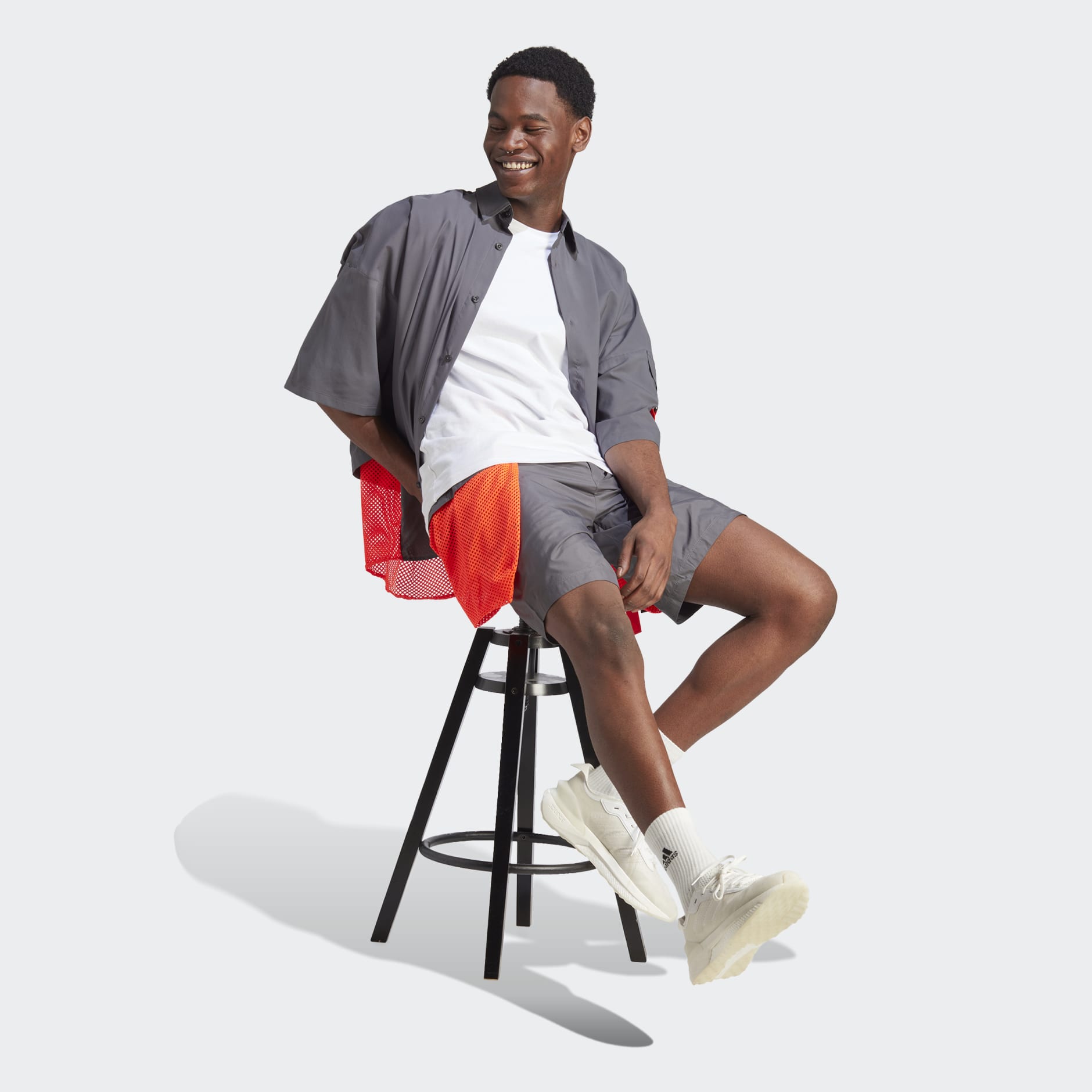 Clothing - City Escape Premium Shorts - Grey | adidas South Africa