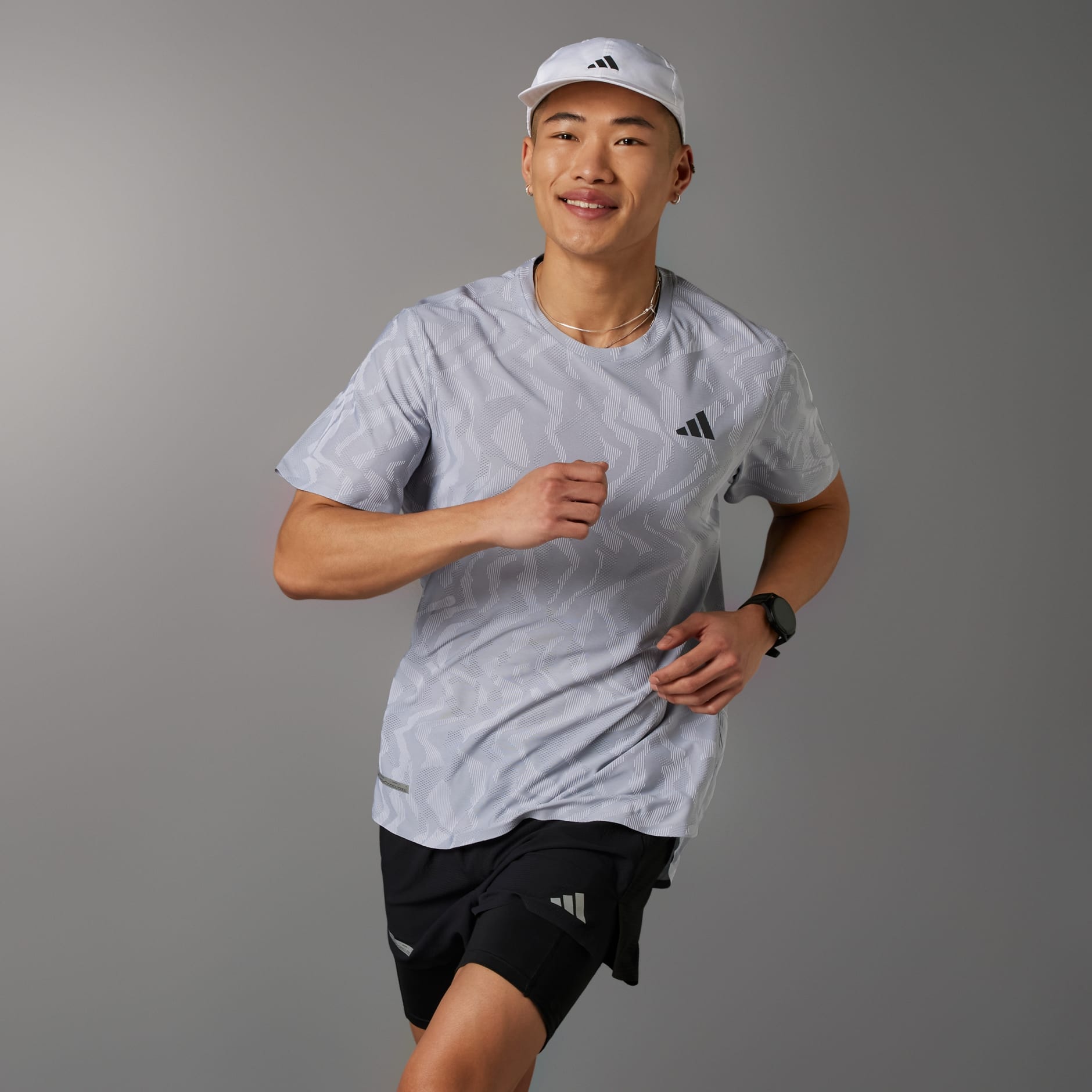 Clothing - Ultimate Engineered Running Tee - Grey | adidas South Africa