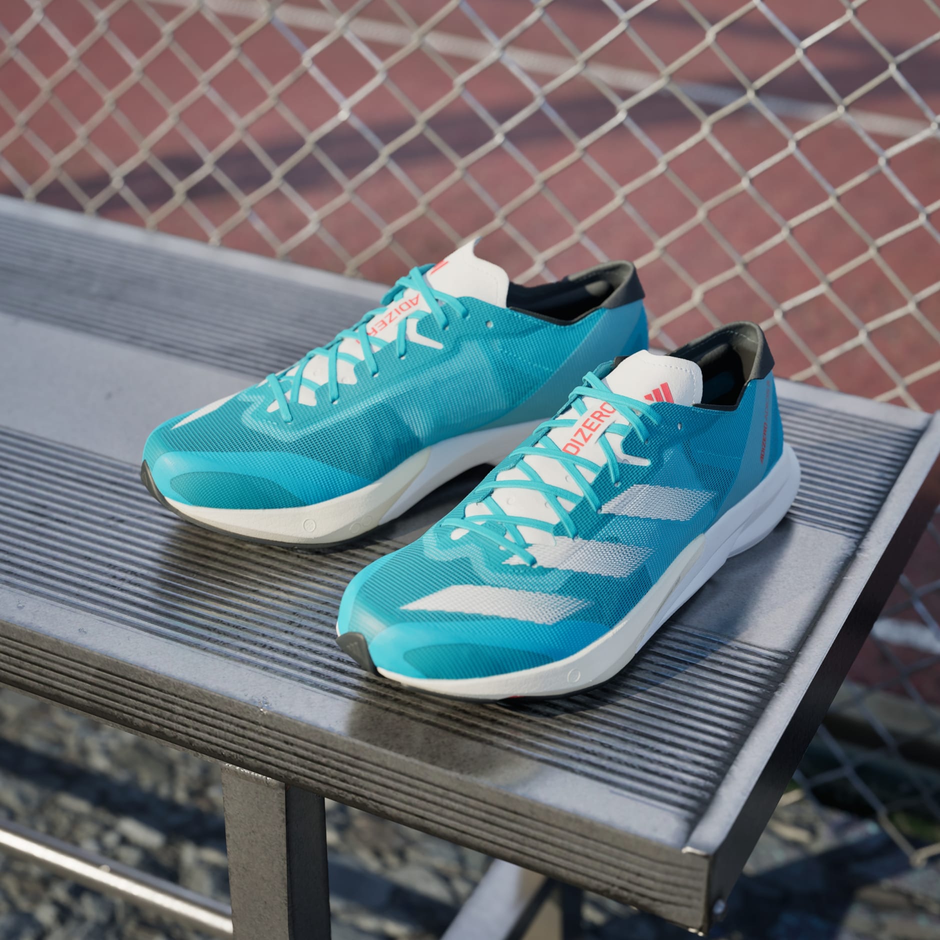 Men's Shoes - Adizero Adios 8 Shoes - Turquoise | adidas Oman