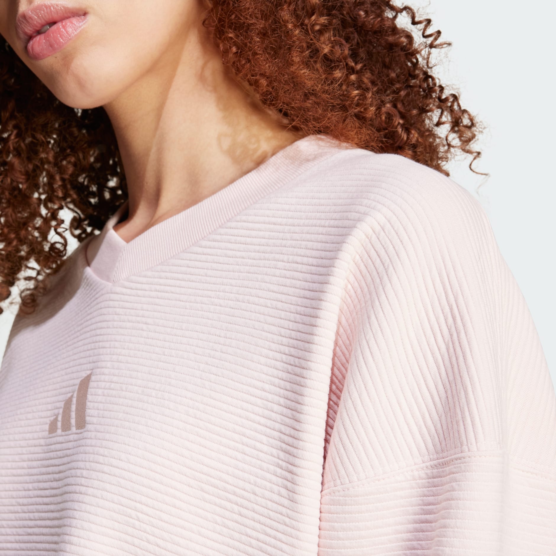 ALL SZN Ribbed V-Neck Sweatshirt