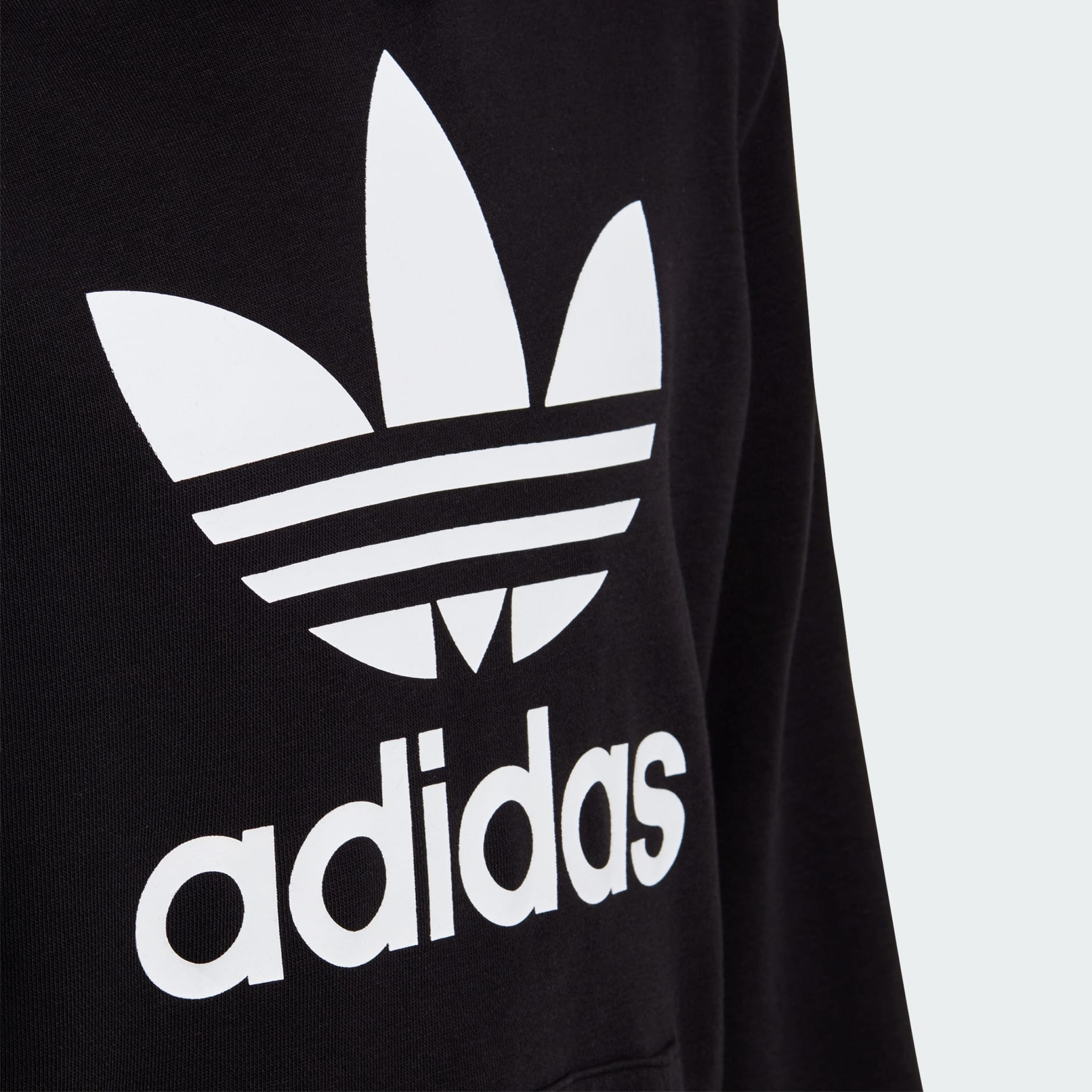 Kids Clothing Trefoil Hoodie Black adidas Bahrain