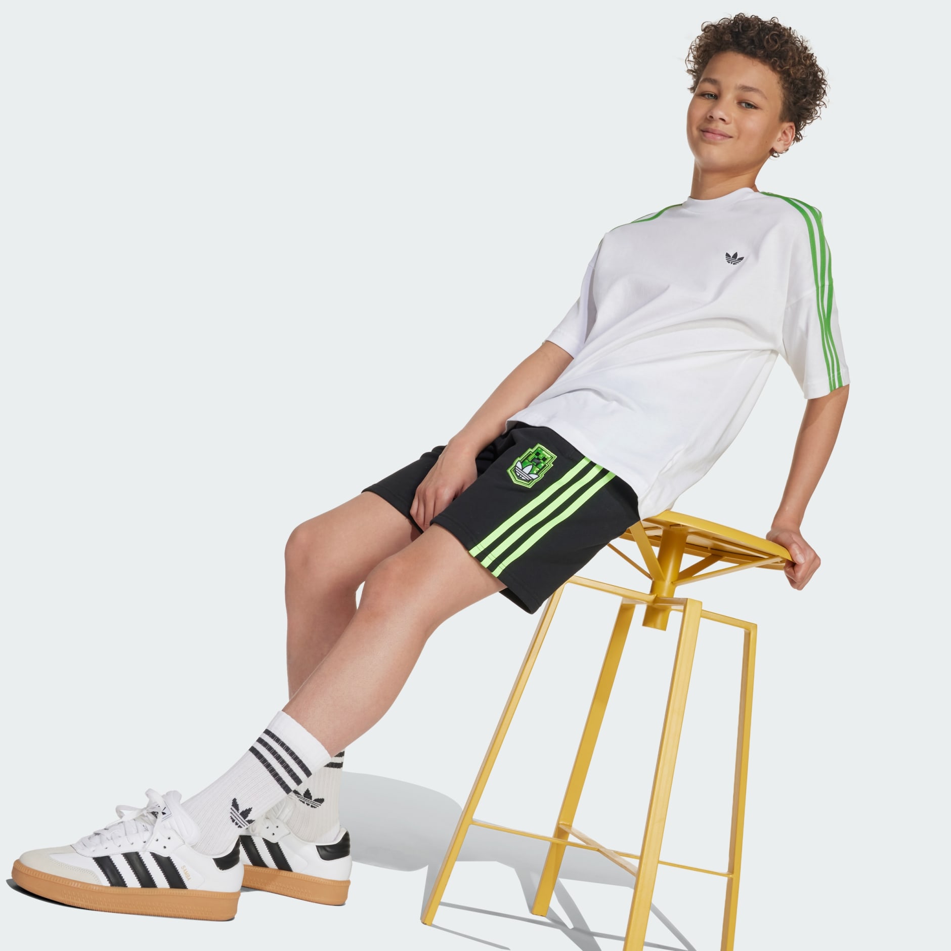 تيشيرت للأطفال أديداس Minecraft x