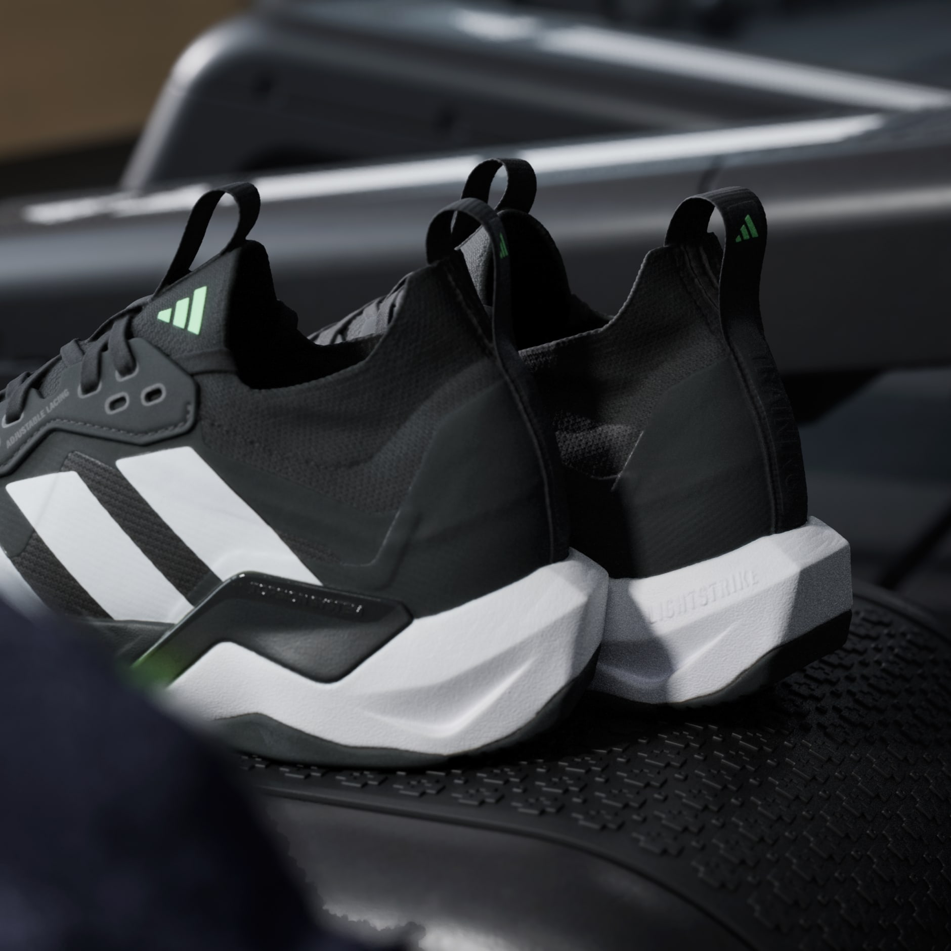 25SS新作トレーニングシューズ【ADIDAS】Rapidmove ADV 2 HIIT Adidas Rapidmove Adv 2 Hiit Silver Green / Core Black - Feb