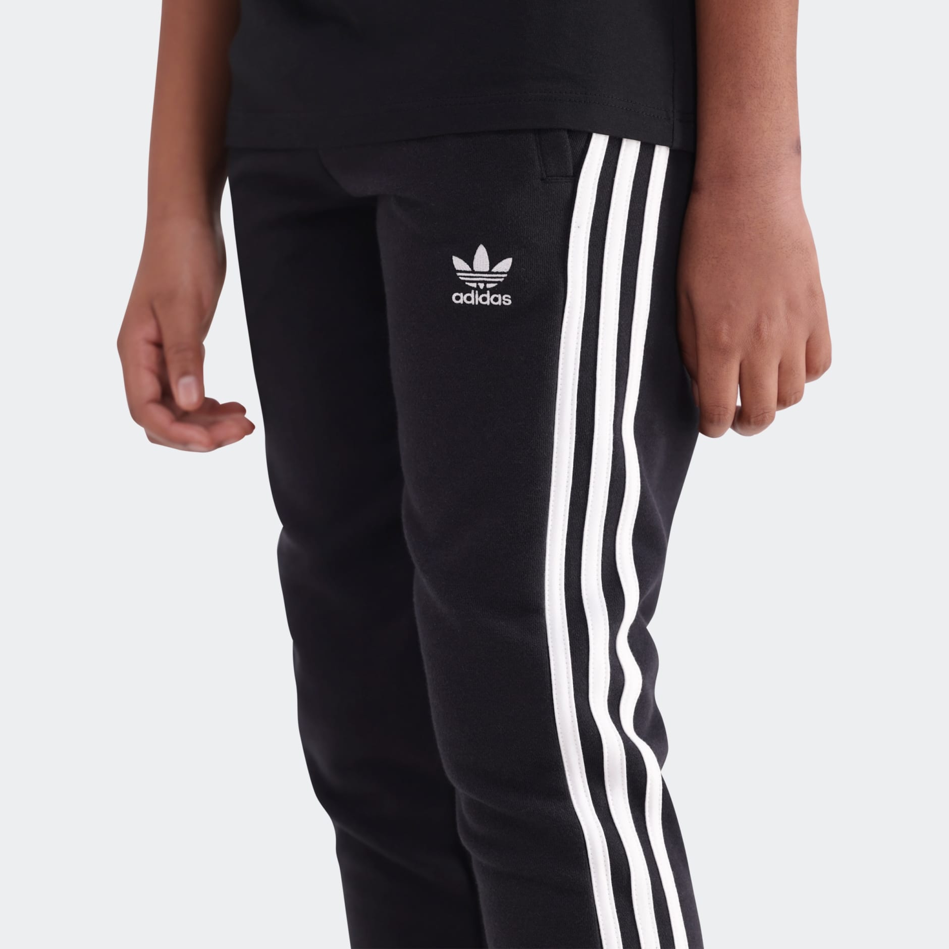 Clothing Trefoil Joggers Kids Black adidas South Africa