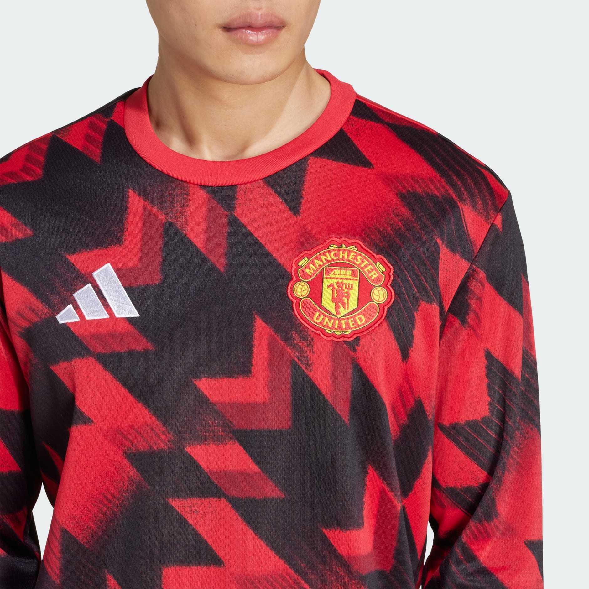 Bluză de &icirc;ncălzire Manchester United 25/26 &icirc;nainte de meci