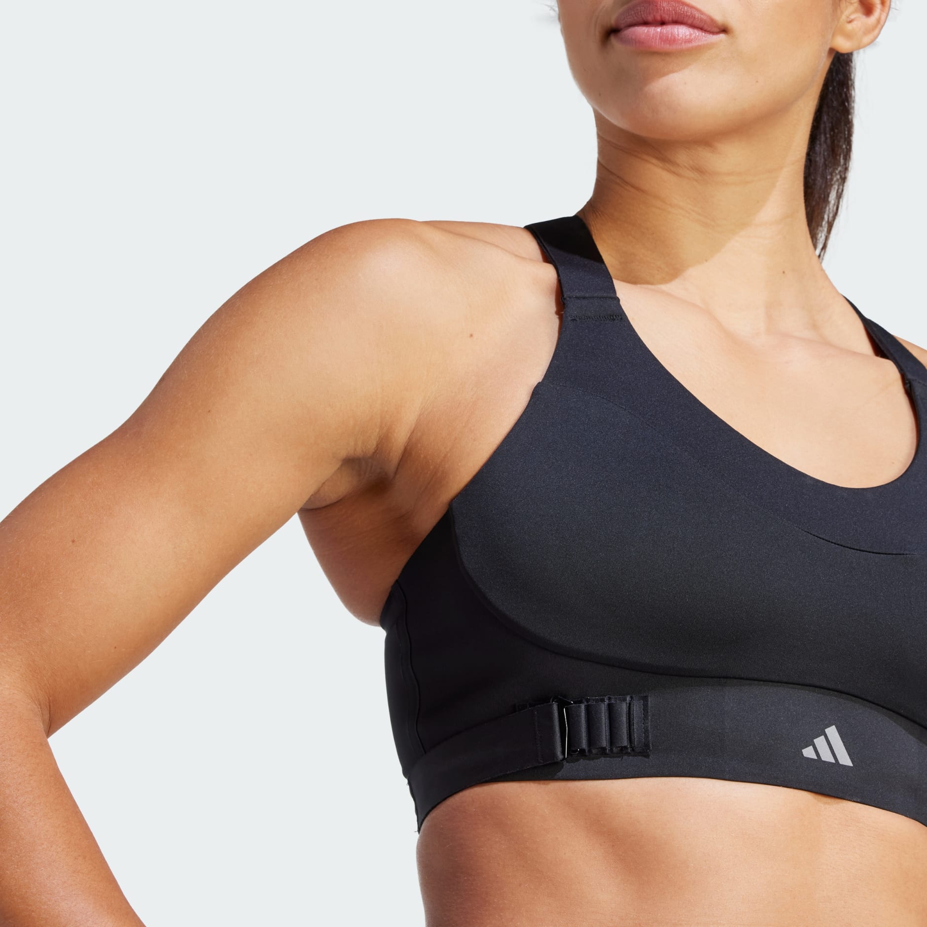 adidas Collective Power Fastimpact Luxe High-Support Bra - White