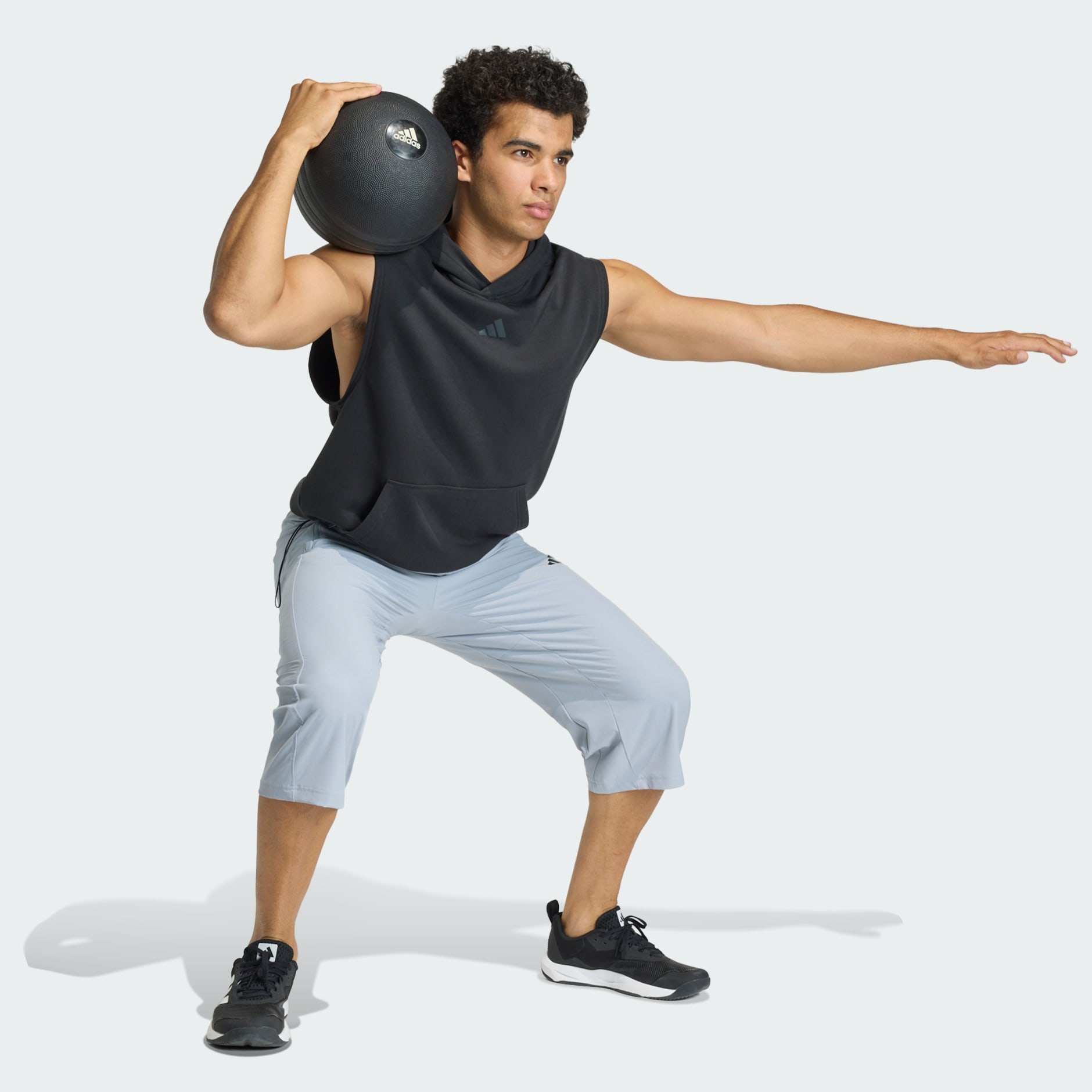 WORKOUT ESSENTIALS FLEX WOVEN 3/4 PANT