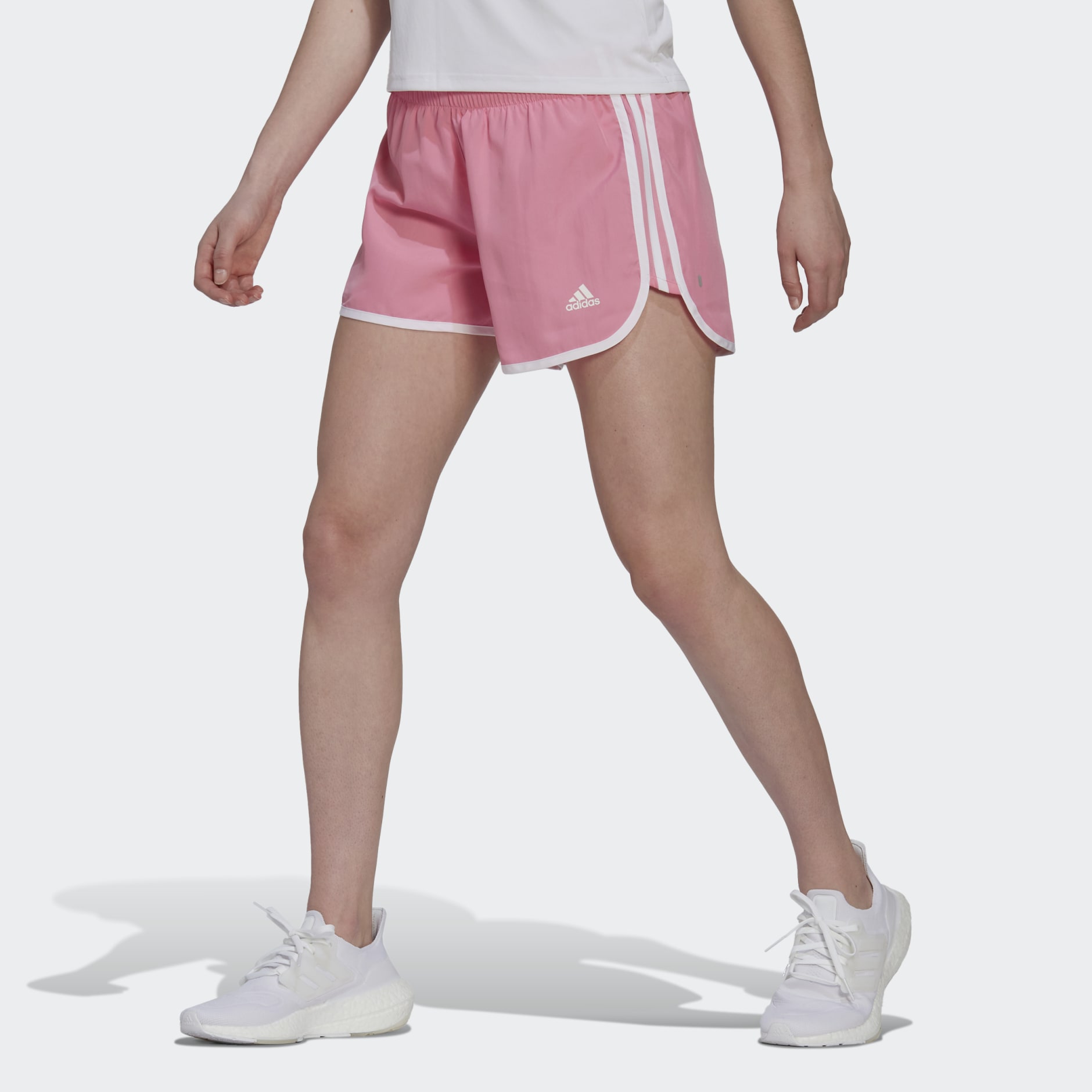 Clothing - Marathon 20 Shorts - Pink | adidas South Africa
