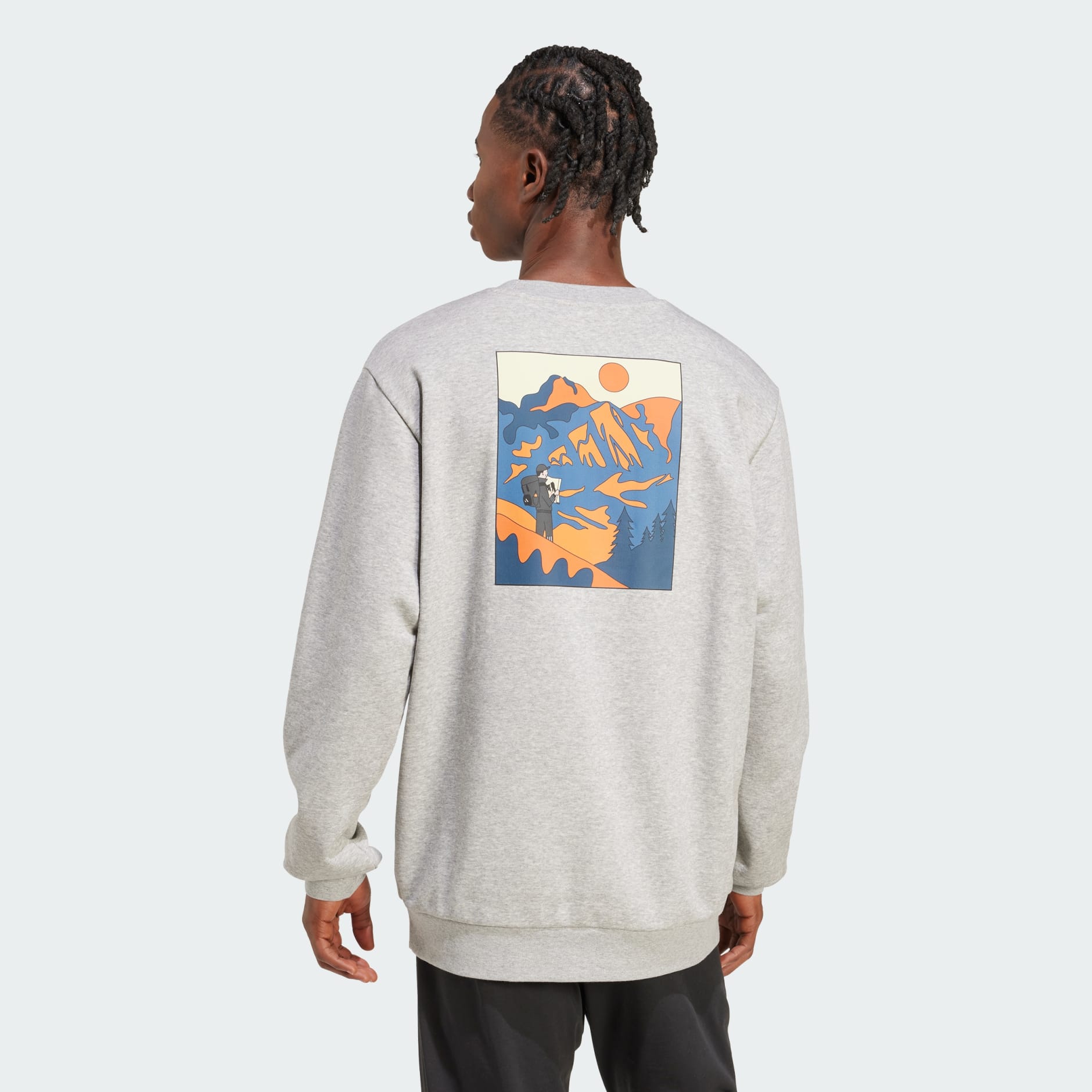 Doodle Hunt Hike Graphic Sweatshirt