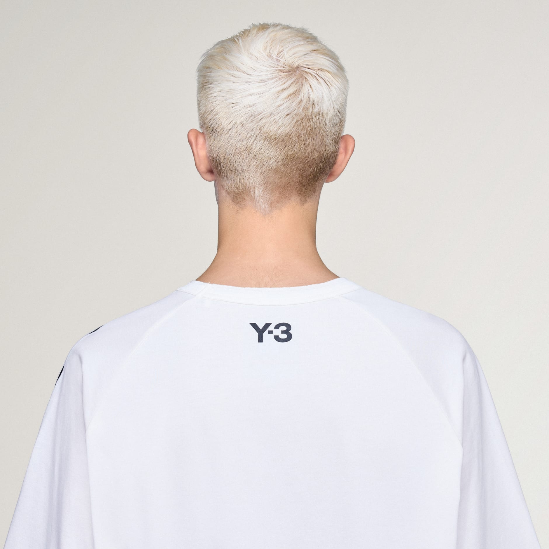 Y-3 RAW EDGE 3 STRIPES SHORT SLEEVE TEE