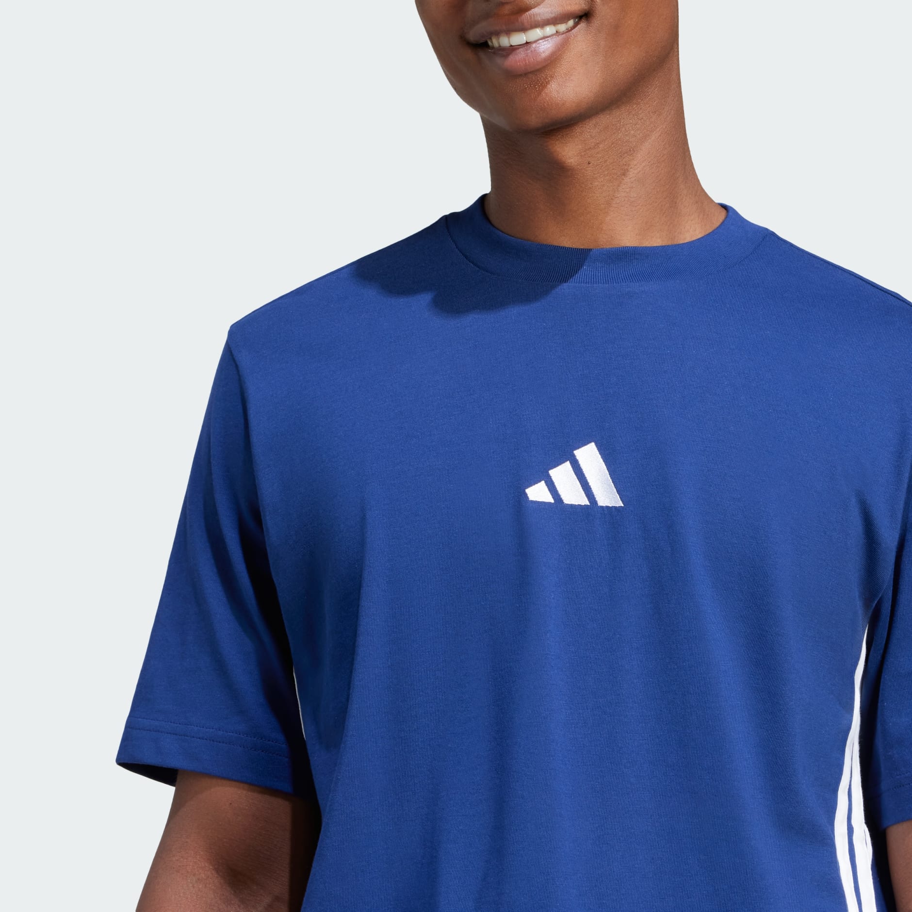Essentials 3-Stripes Single Jersey Tee