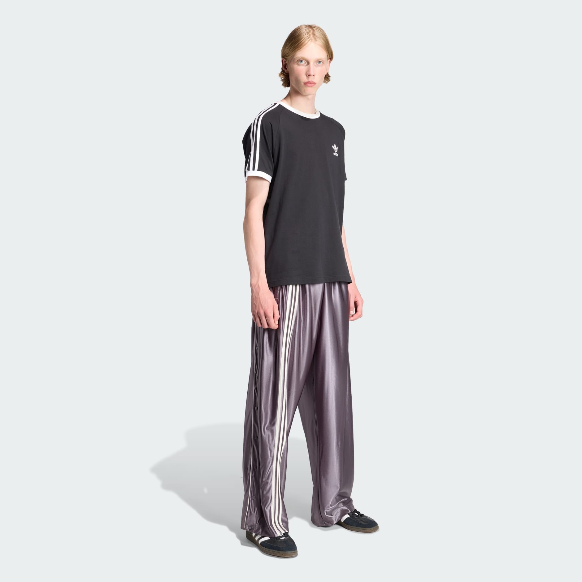 ADIBREAK OVERSIZED SHINY SNAP OFF PANTS