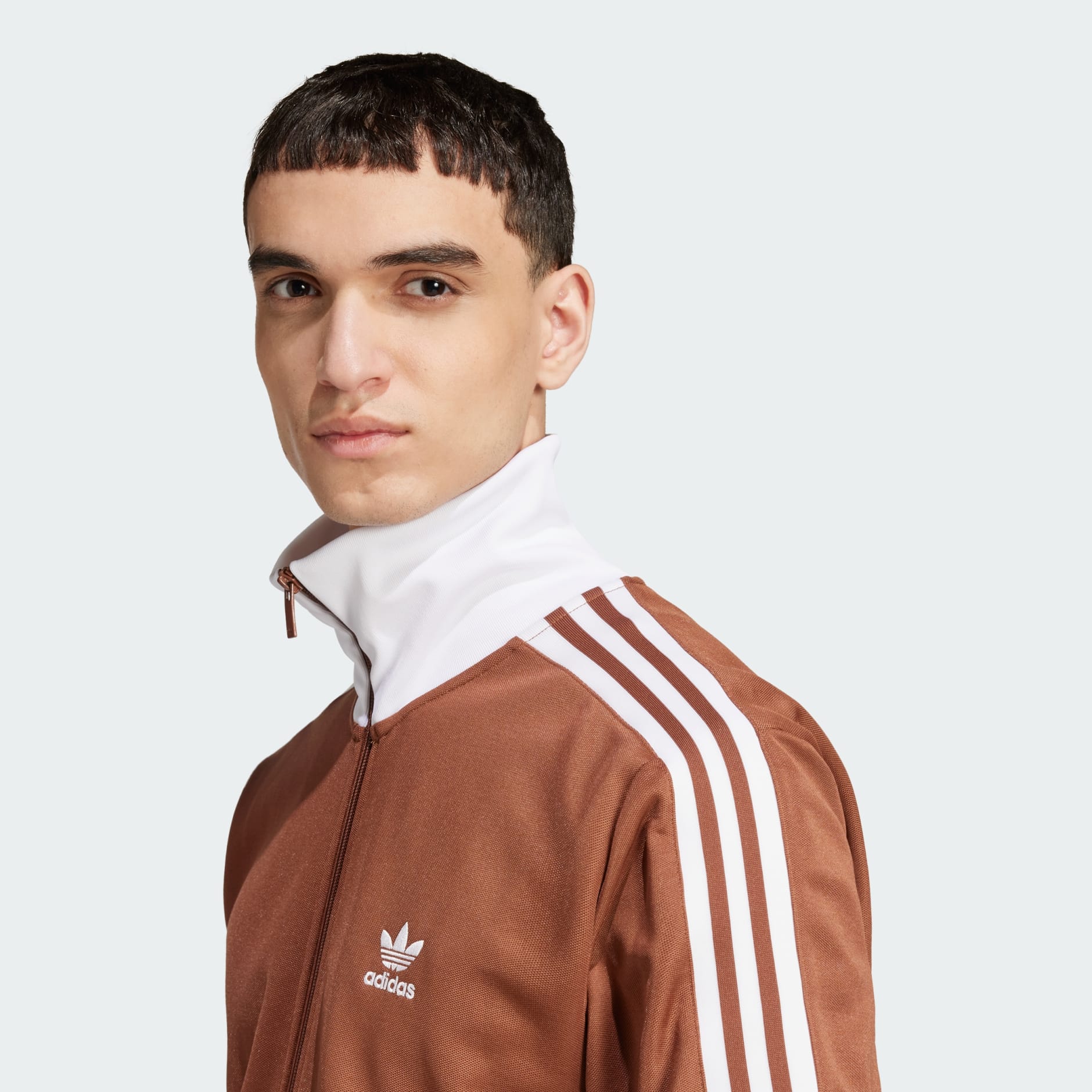 Clothing Adicolor Classics Beckenbauer Track Top Brown Adidas South Africa