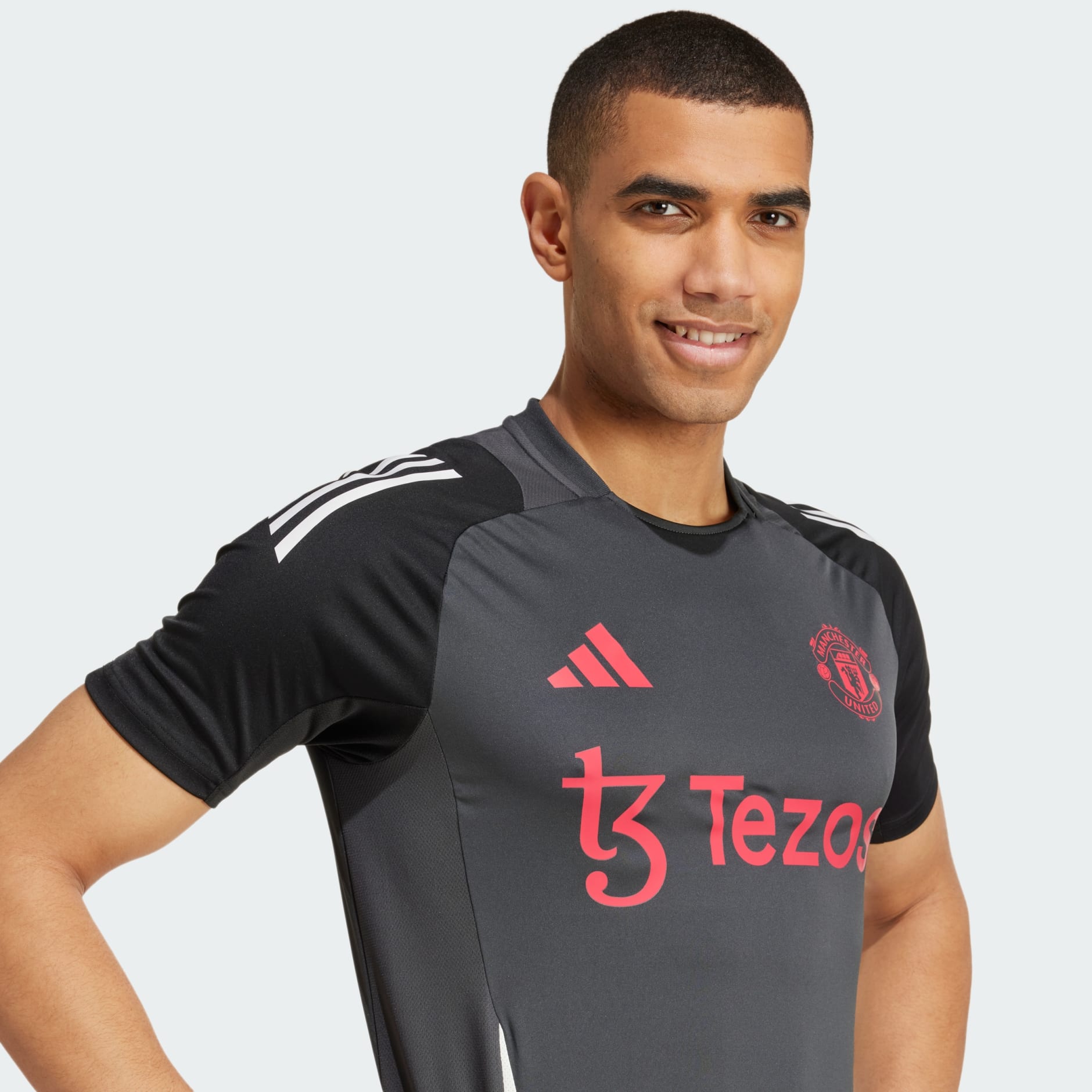 adidas Manchester United Tiro 24 Training Jersey - Grey | adidas UAE