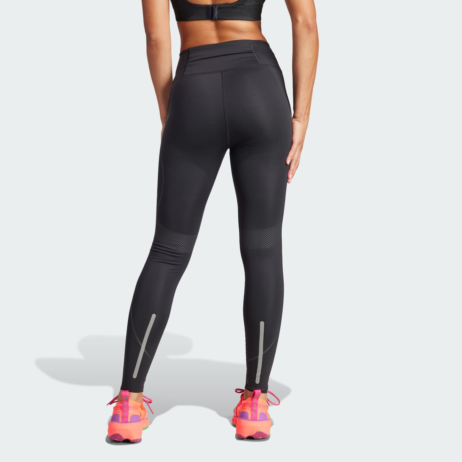 Women's Clothing - adidas by Stella McCartney TruePace Long Running Leggings  - Black