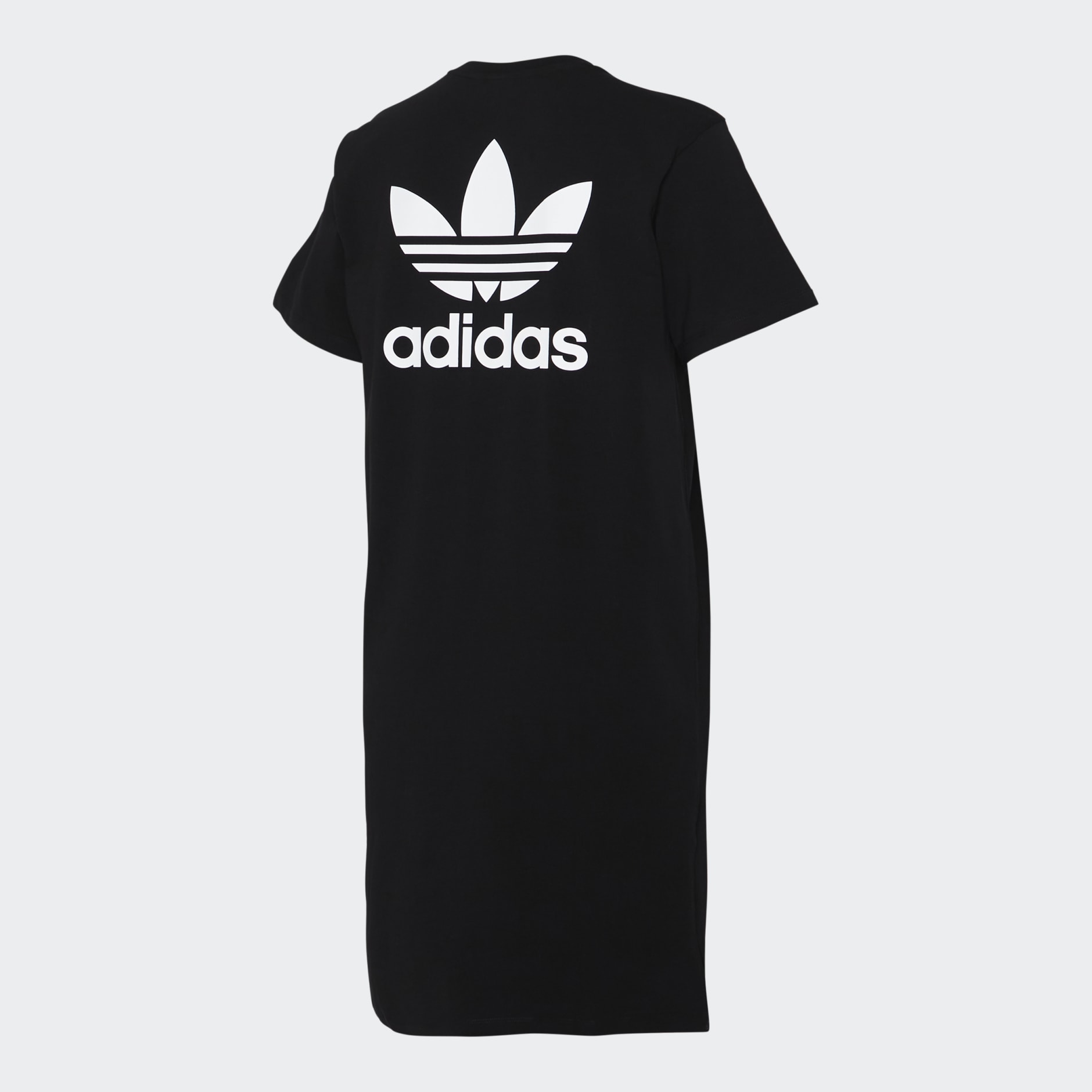 Clothing - TREFOIL BIG LOGO TEE DRESS - Black | adidas South Africa