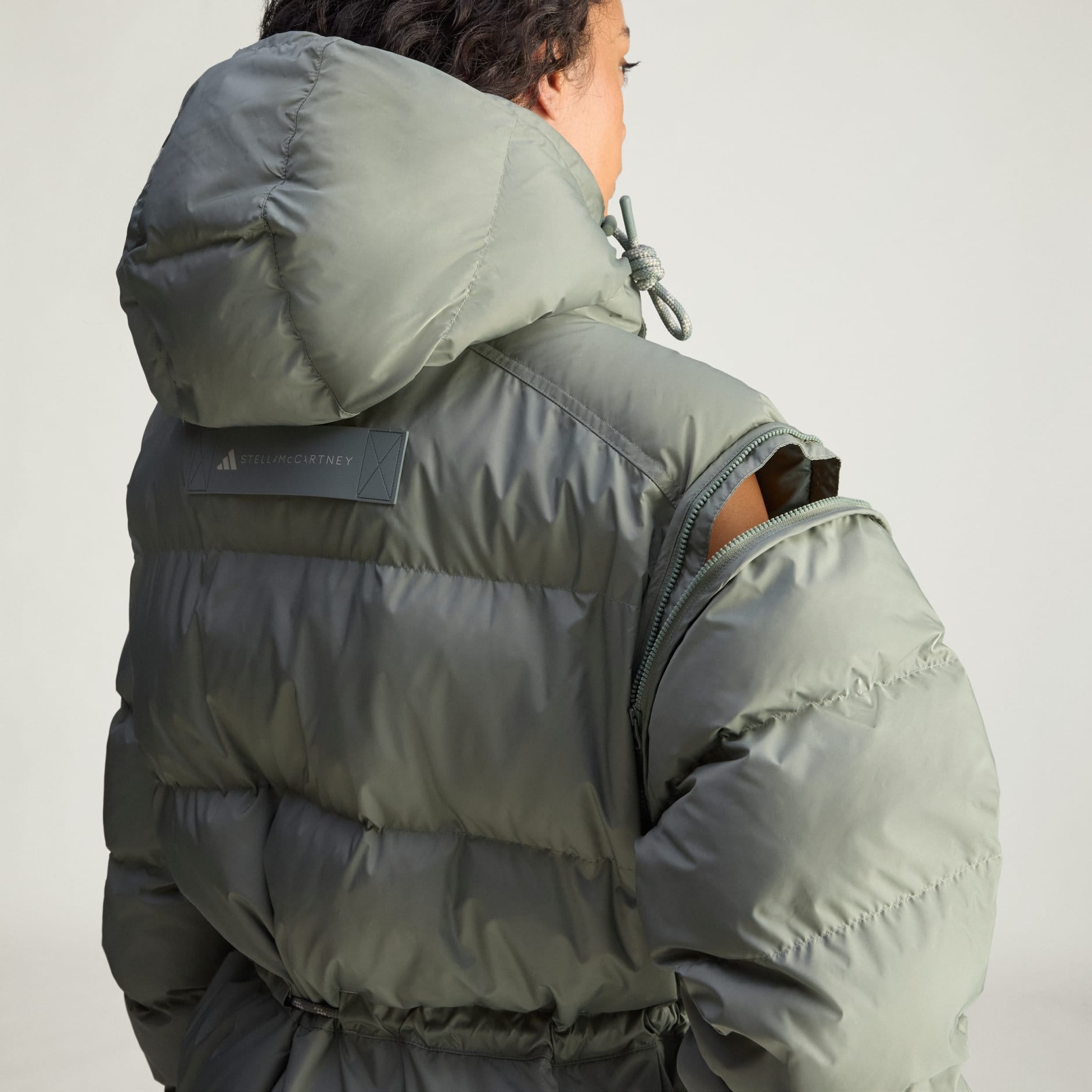 Geacă lungă de iarnă căptușită adidas by Stella McCartney