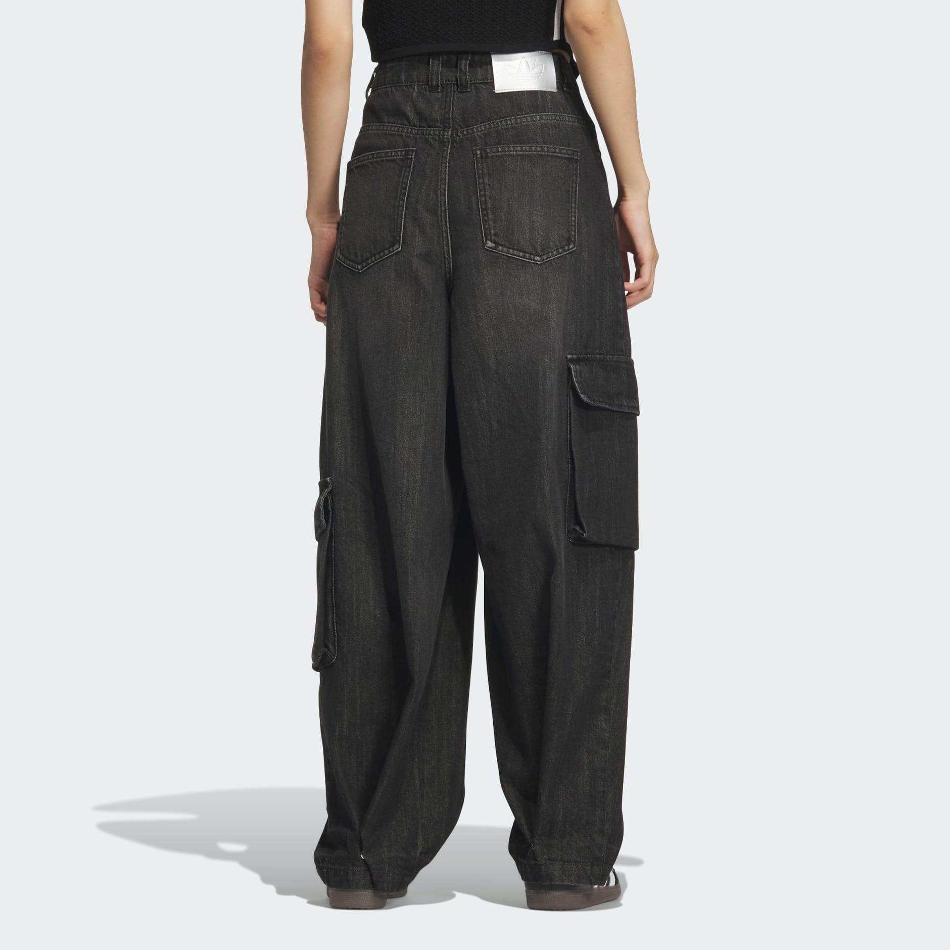 Soft Denim Cargo Pants