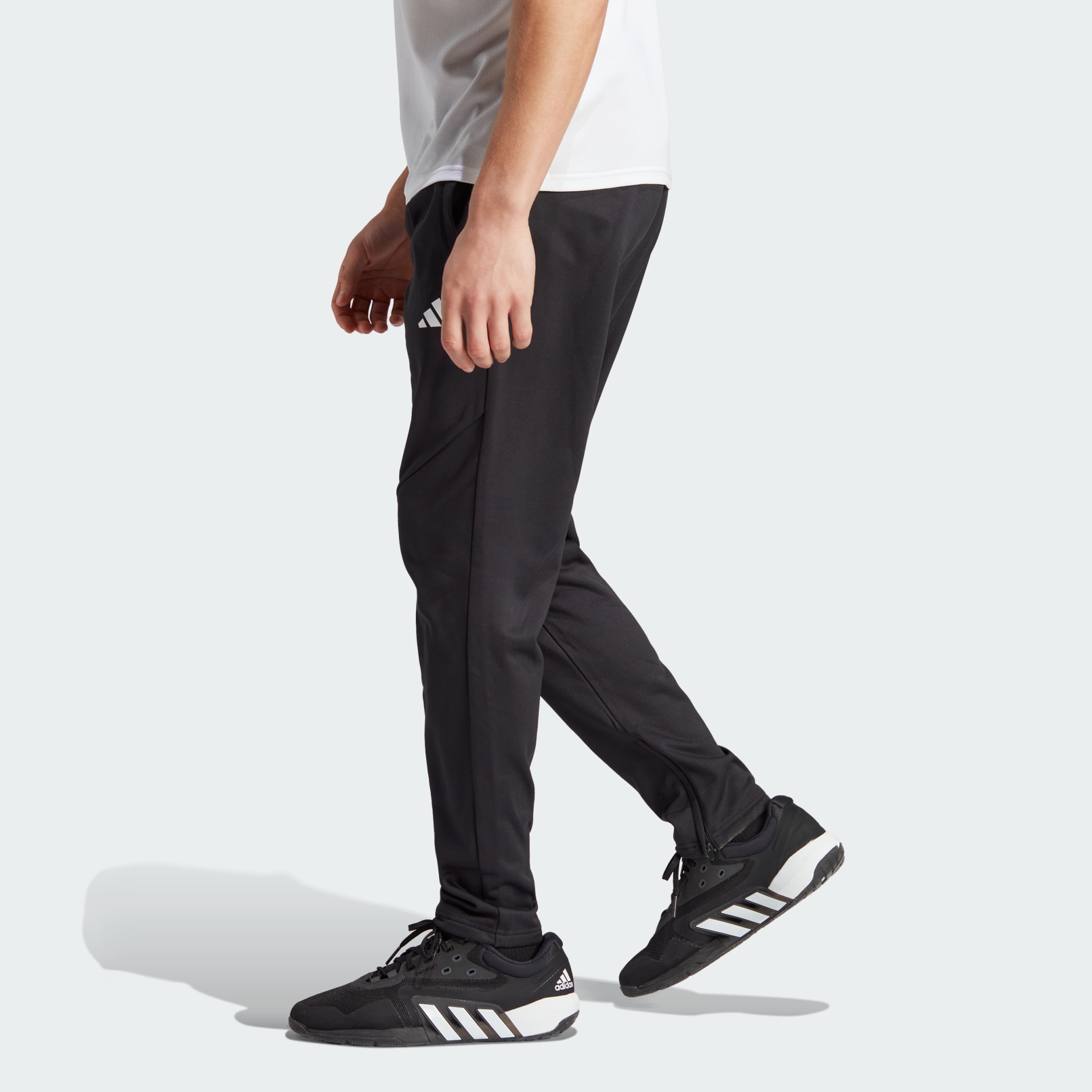 adidas Game and Go Small Logo Training Tapered Pants - Black | adidas UAE
