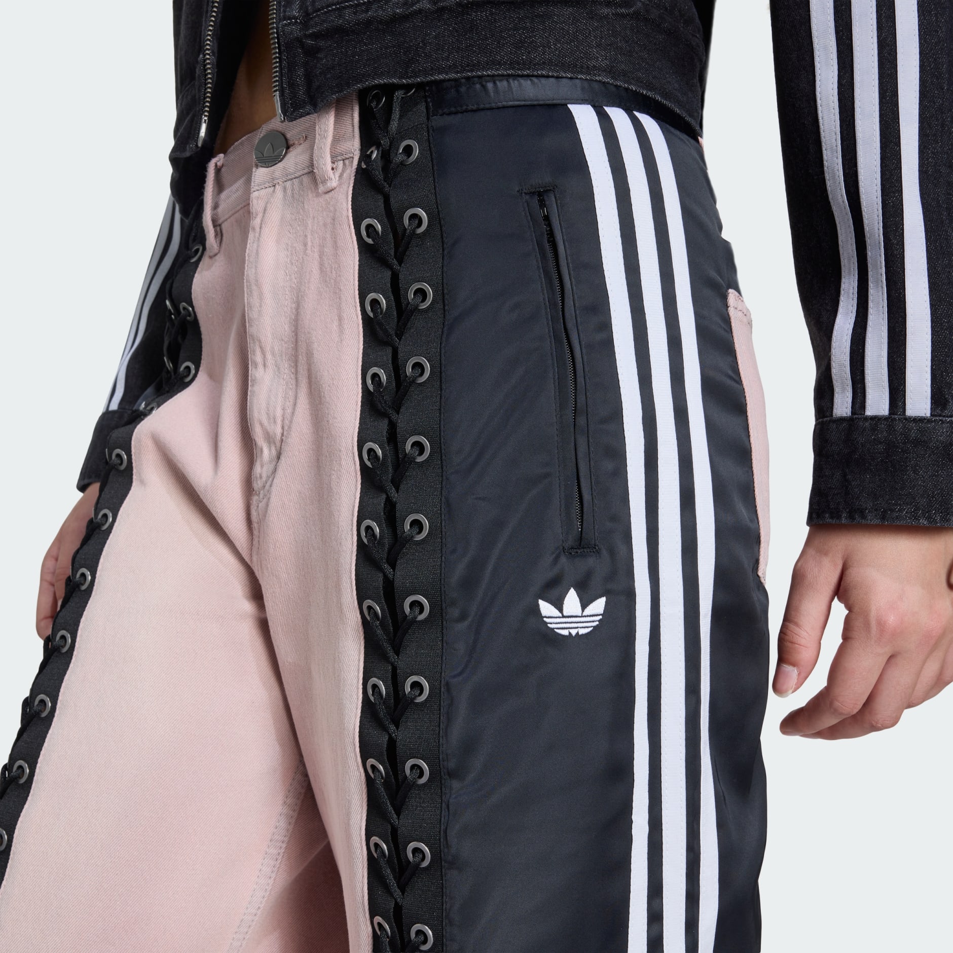ADIDAS ORIGINALS DENIM FB LACING PANTS