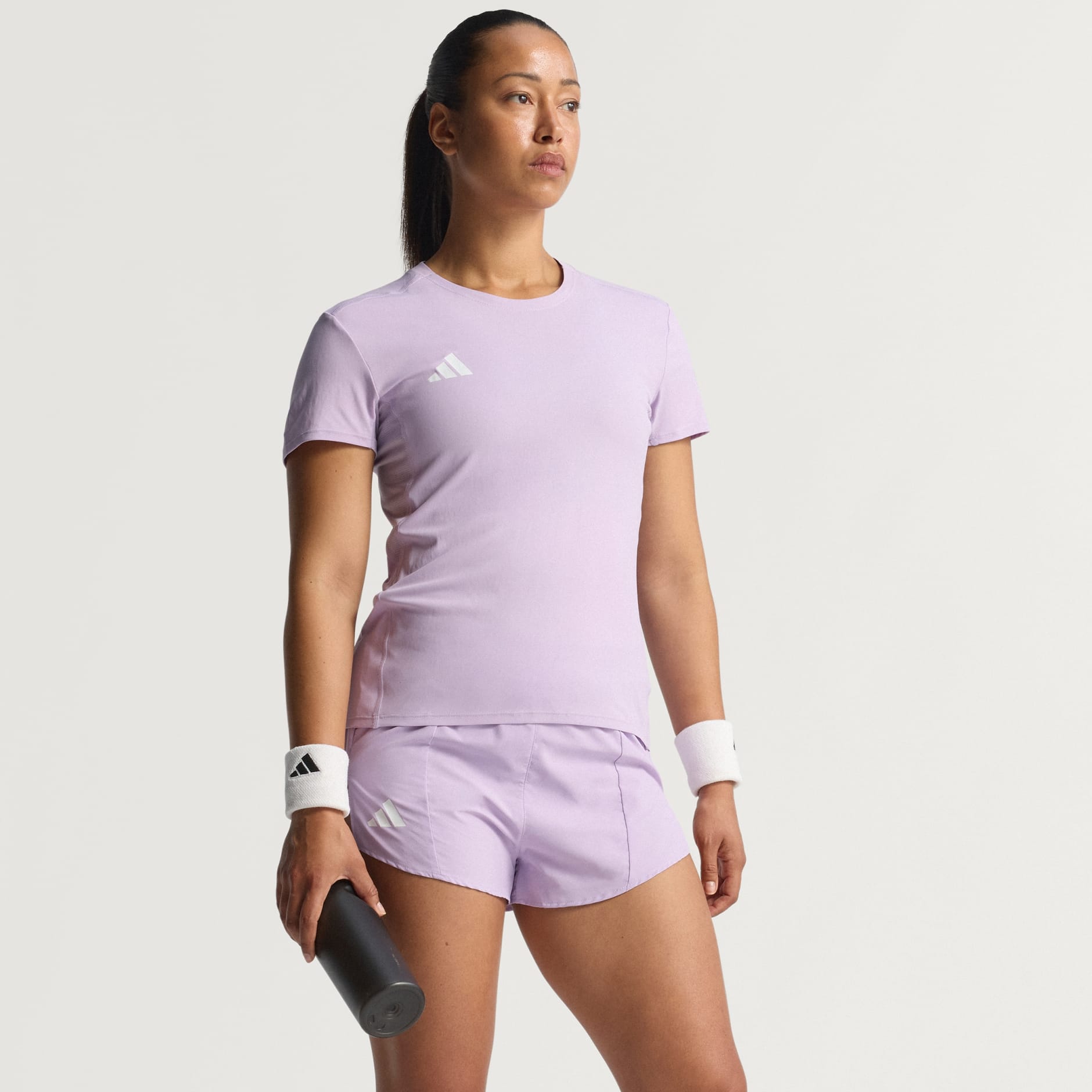 CLOTHING - Adizero Essentials Running Tee - Purple | adidas Oman