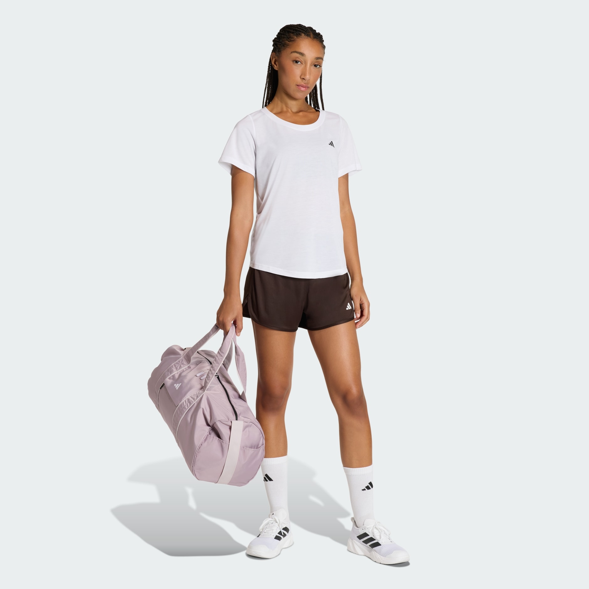 Tricou cu decolteu rotund ad&acirc;nc Workout Essentials