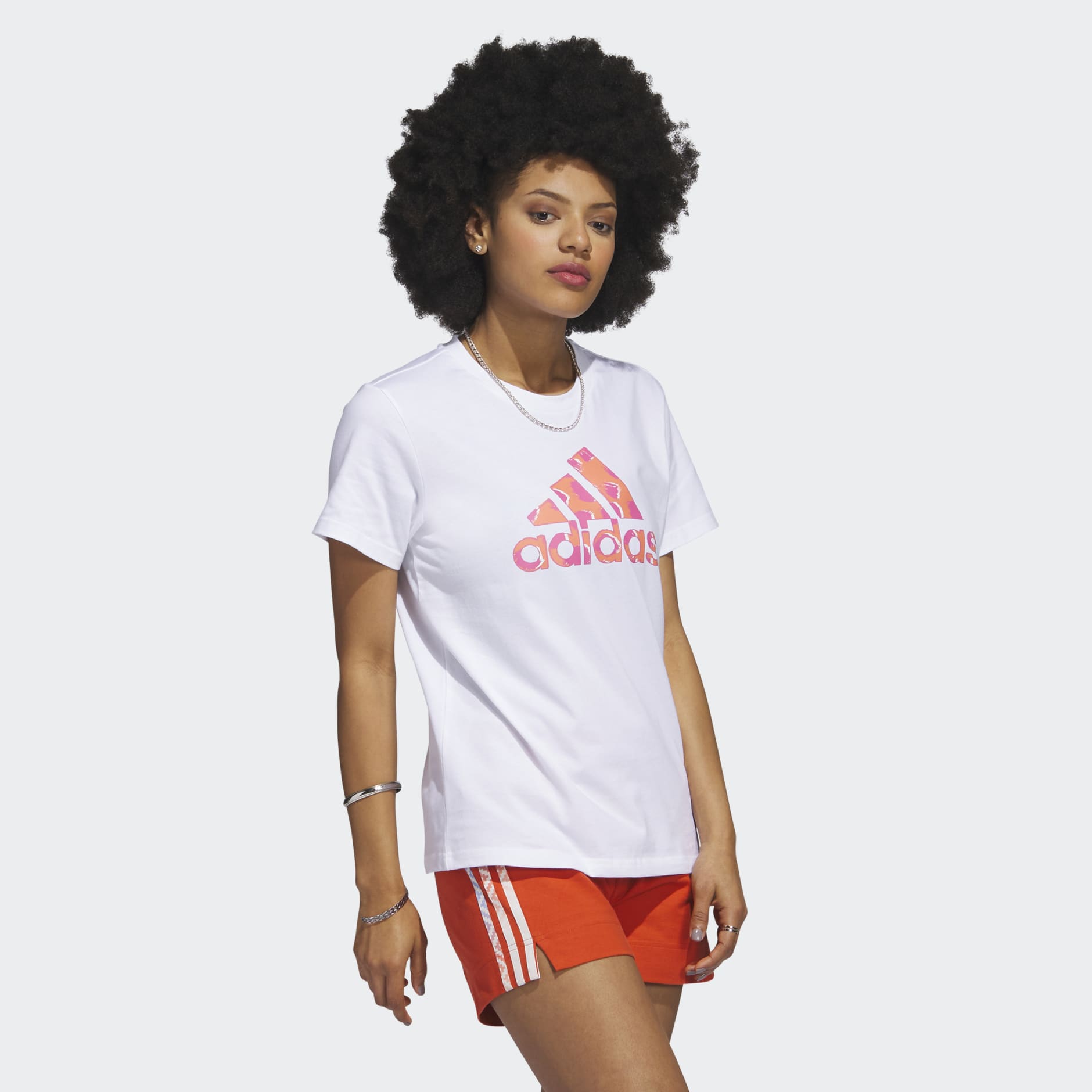 Animal Print Badge of Sport Tee