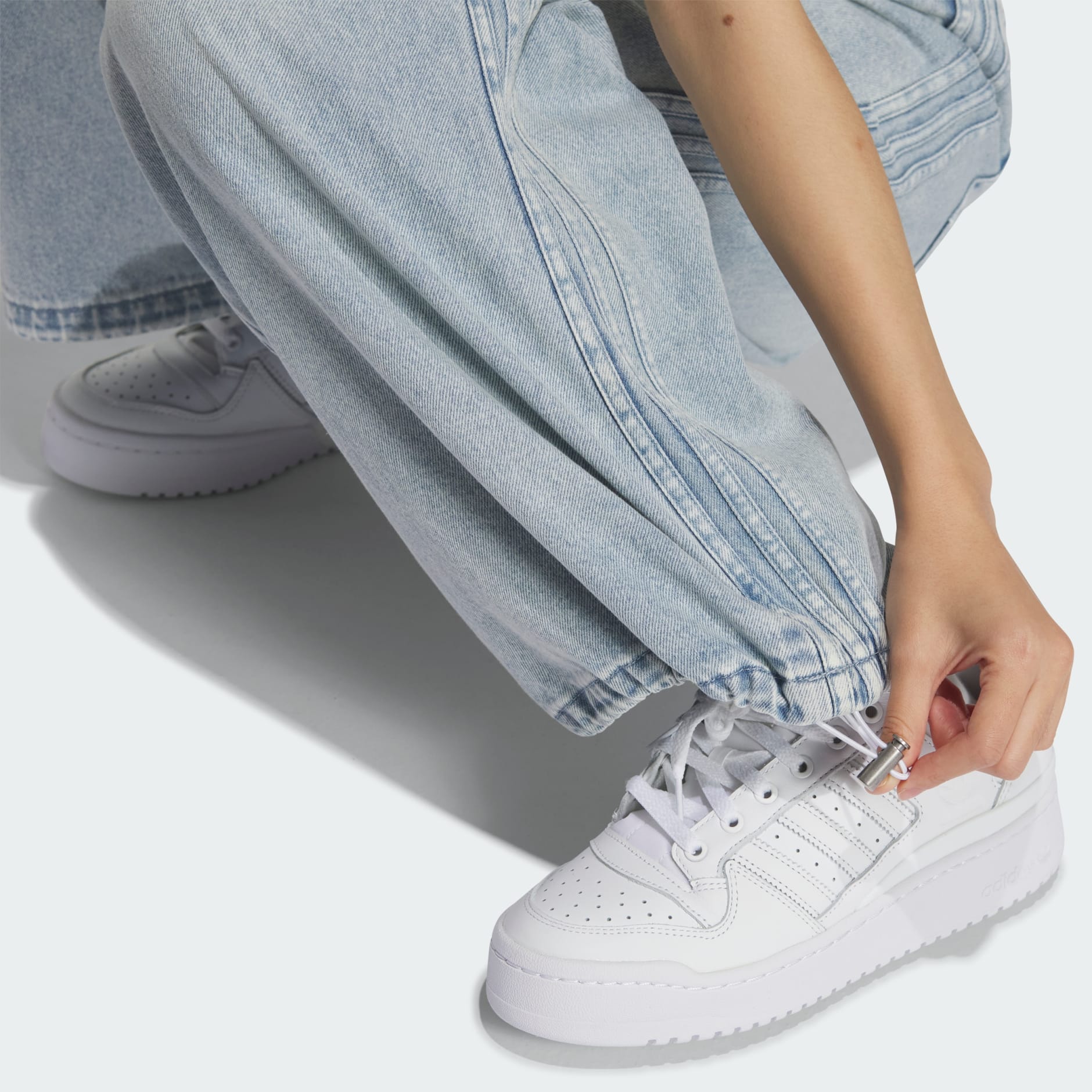 Soft Denim Adjustable Pants